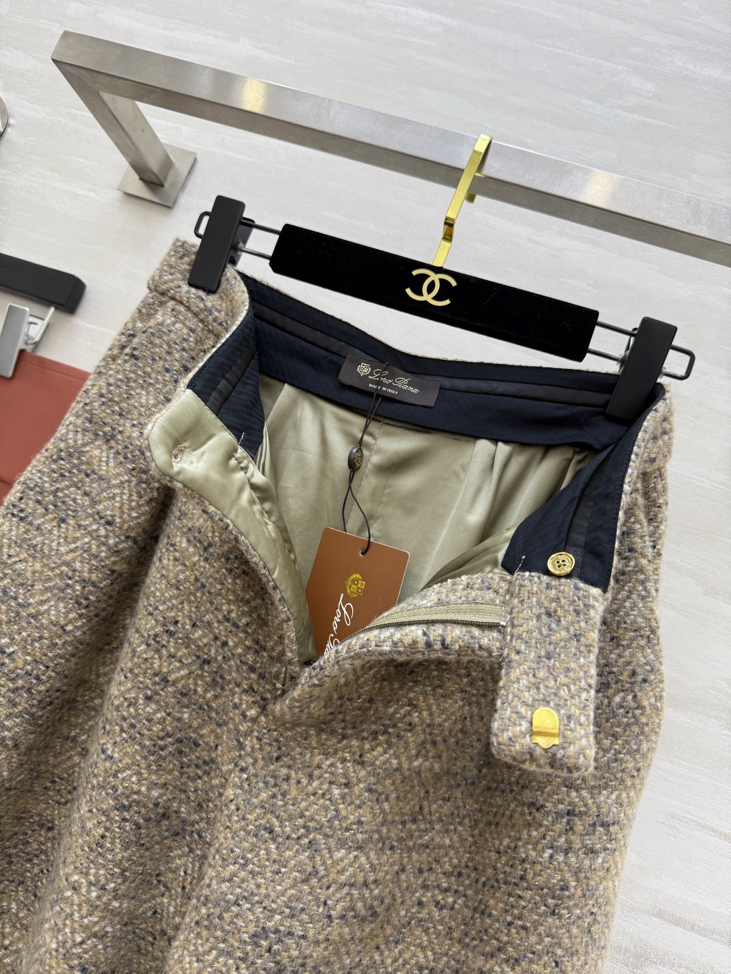 Loro Pian♡²⁶新款 羊驼毛阔腿裤 高品质定制 现货首发size：S/M/L（s码腰围：66，臀