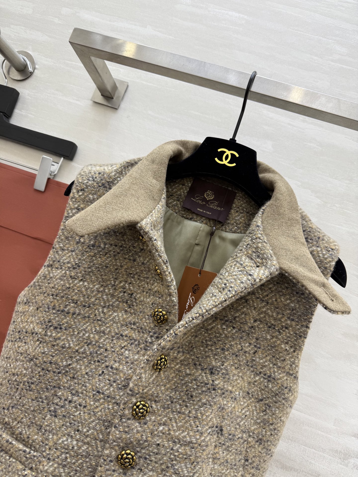 Loro Pian♡²⁶新款 羊驼毛马甲外套 高品质定制 现货首发size：S/M/L（s码胸围：82，