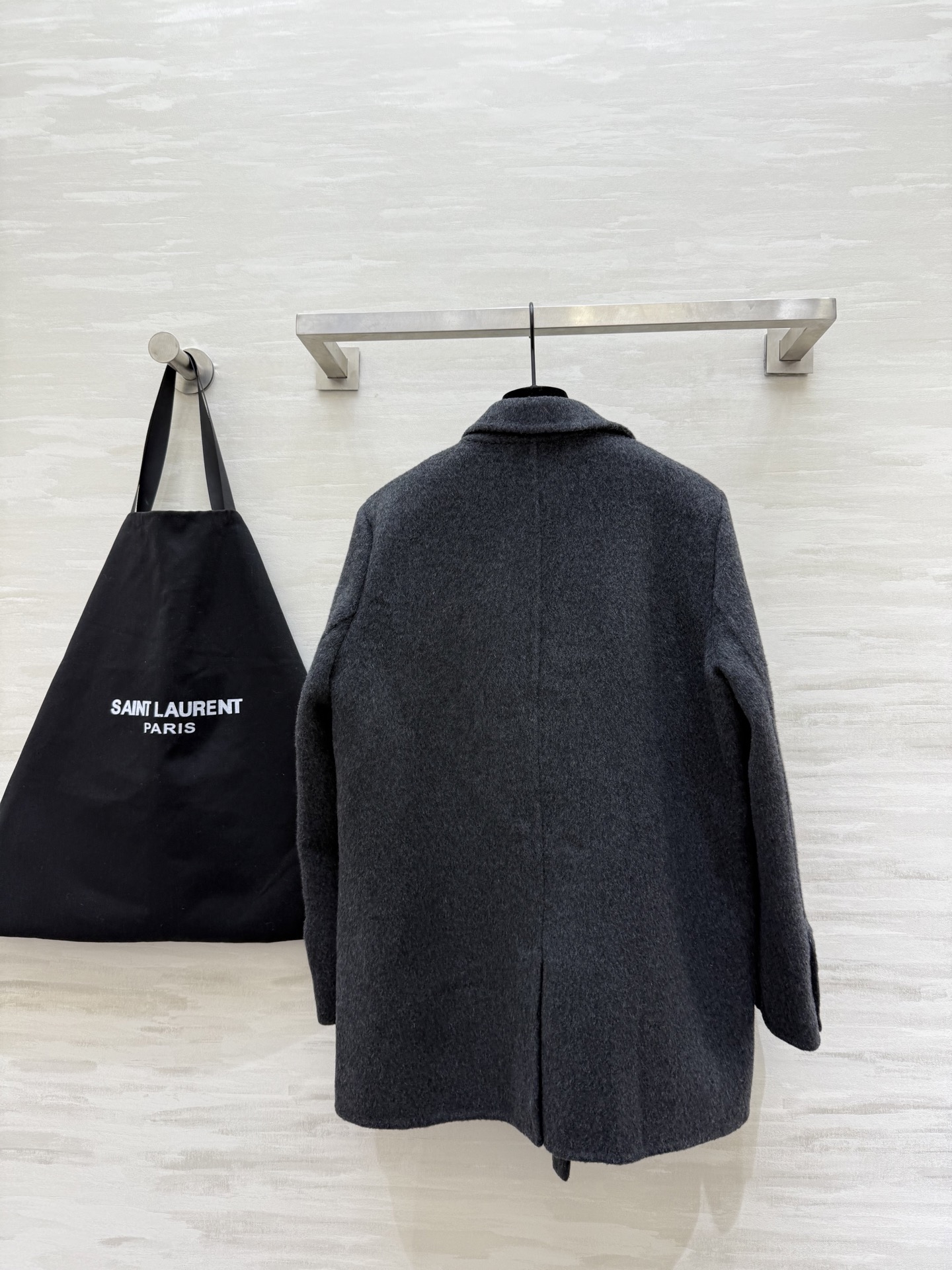 #ysl 双面羊毛呢西装外套 高品质定制 现货首发size：S/M/L/XL（S码肩宽：40，胸围：11