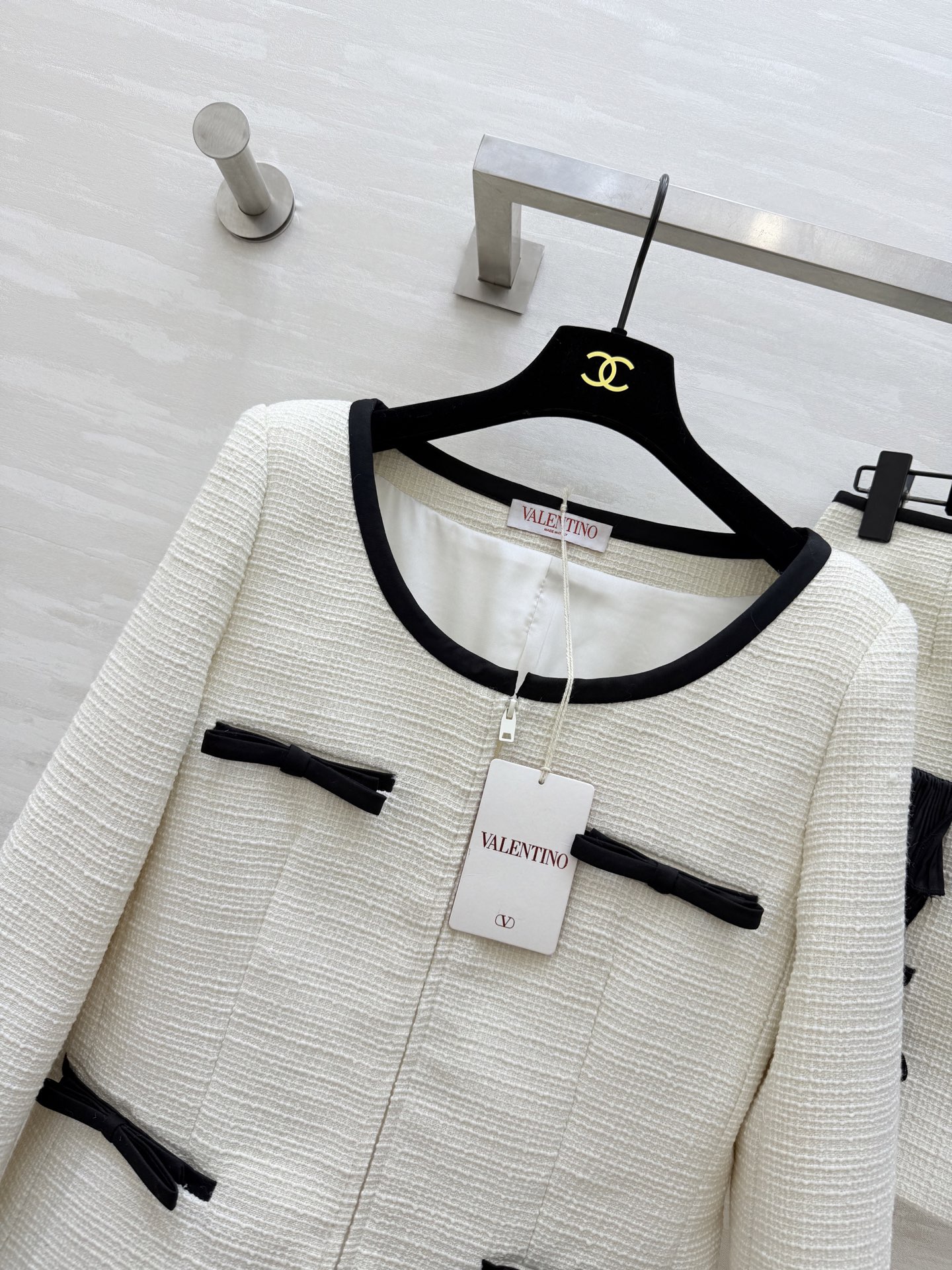 Valentin♡²⁶新款 编织花呢系列 高品质定制 现货首发size：S/M/L（s码胸围：88，衣长