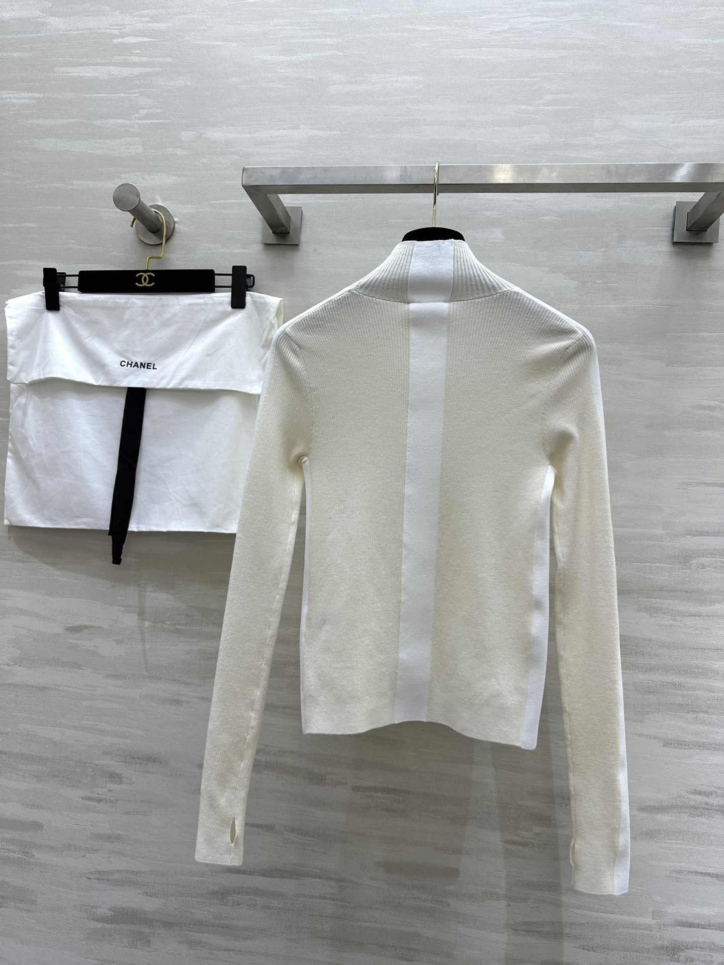 #Chane♡滑雪⛷️系列 双C 字母长袖高领打底 原版开发 对版定制纱线🧶 高品质 现货首发size：