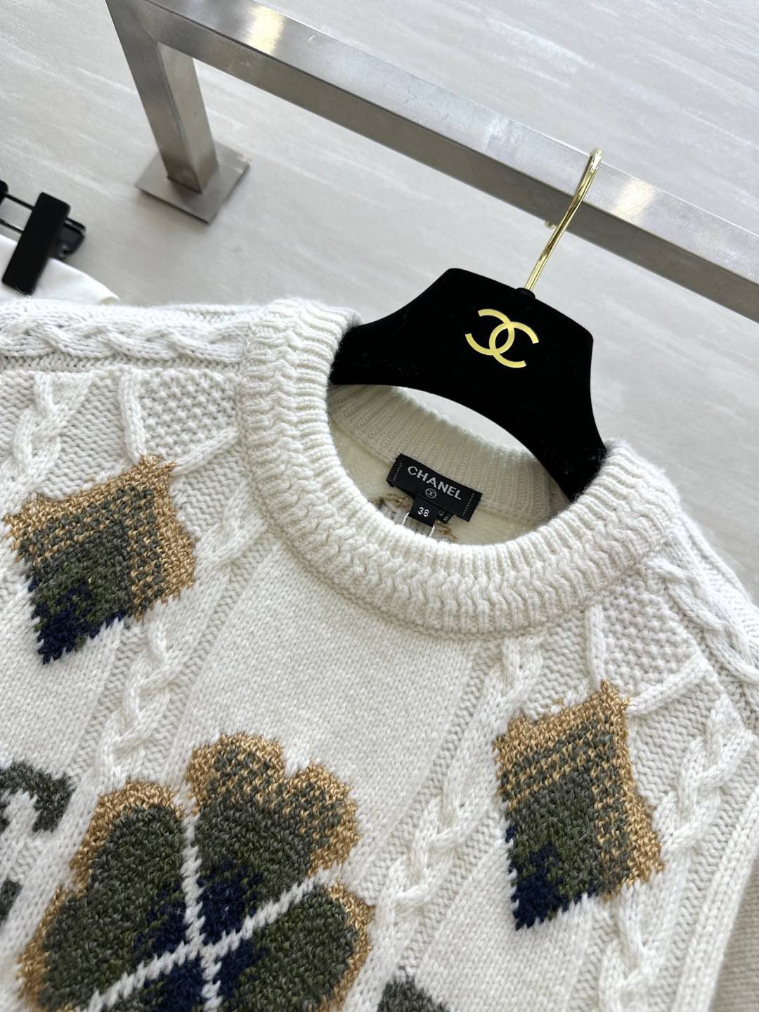 #Chane♡滑雪系列 套头羊毛毛衣 原版开发100%羊毛纱线 高品质定制 现货首发size：36/38