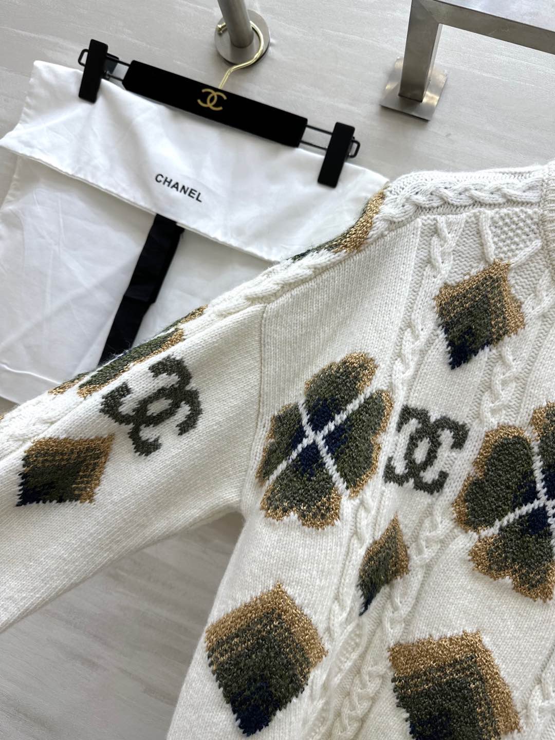 #Chane♡滑雪系列 套头羊毛毛衣 原版开发100%羊毛纱线 高品质定制 现货首发size：36/38