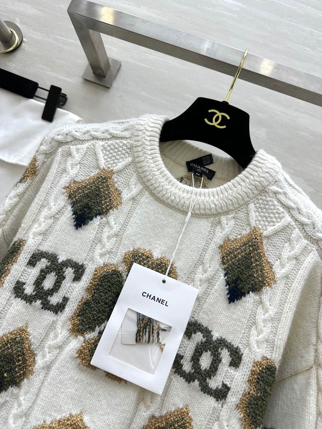 #Chane♡滑雪系列 套头羊毛毛衣 原版开发100%羊毛纱线 高品质定制 现货首发size：36/38