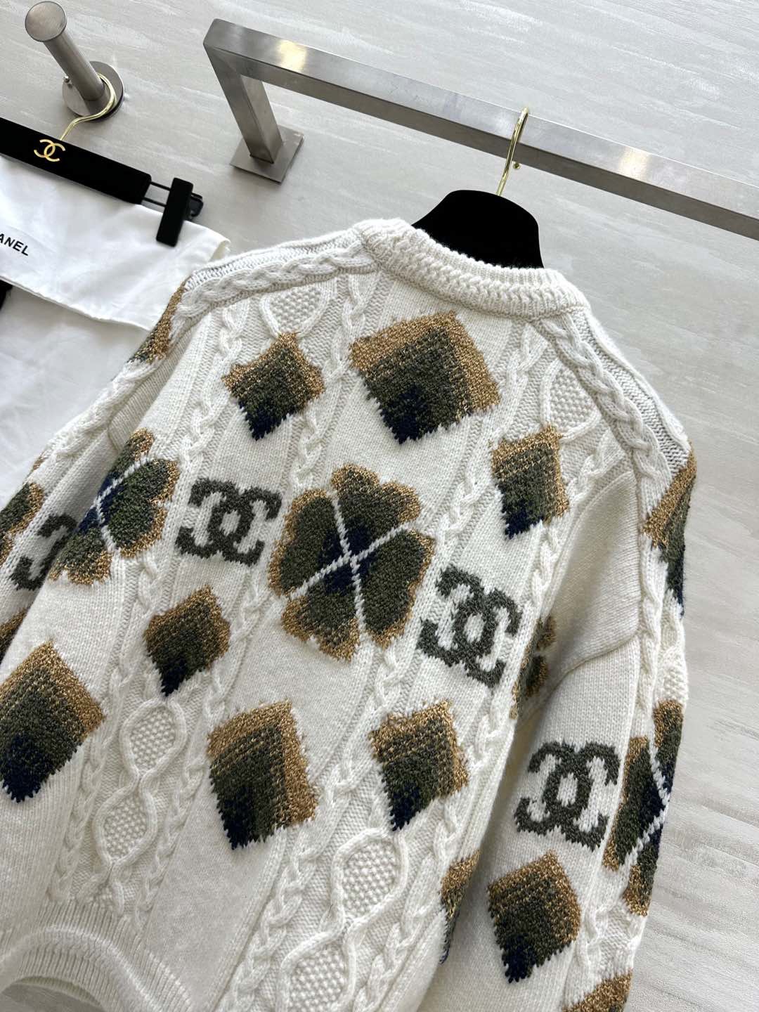#Chane♡滑雪系列 套头羊毛毛衣 原版开发100%羊毛纱线 高品质定制 现货首发size：36/38