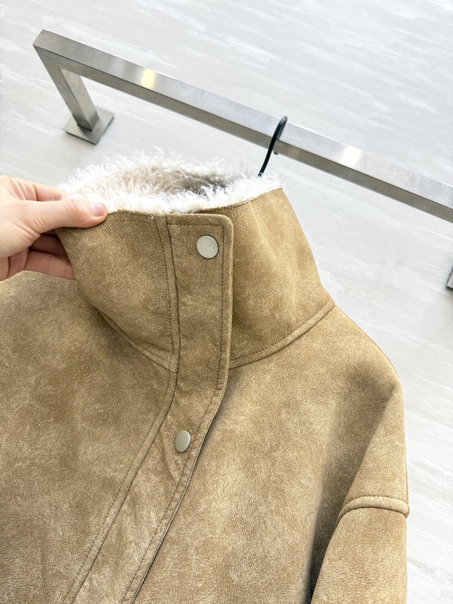 #Brunello Cucinell♡羊羔毛外套 复古时髦 高品质定制 现货首发size：S/M/L（s