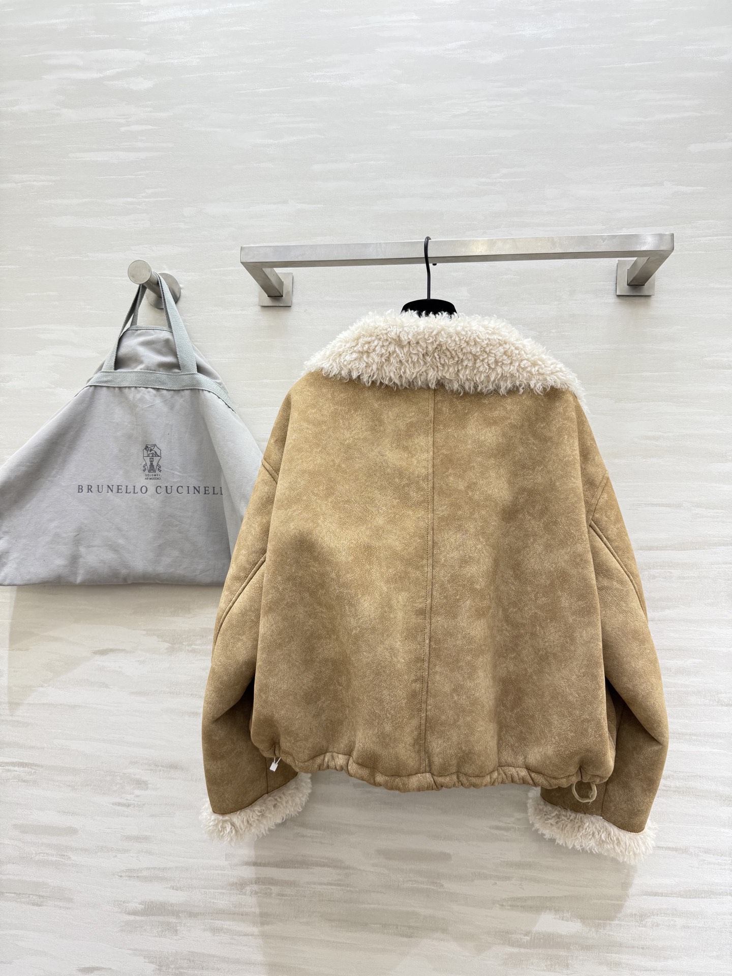 #Brunello Cucinell♡羊羔毛外套 复古时髦 高品质定制 现货首发size：S/M/L（s