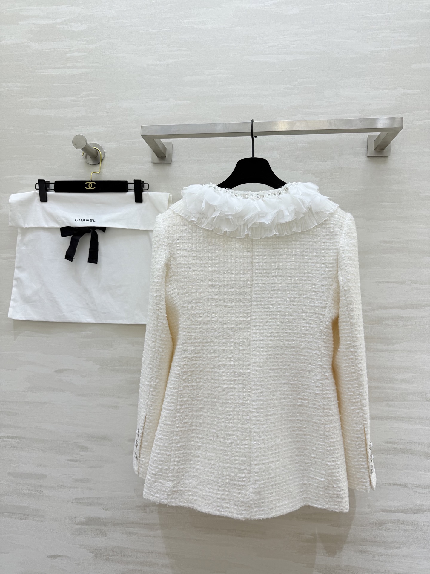 #Chane♡²⁶高级手工坊系列 白月光粗花呢外套 美到极致！专柜14w➕ 珍藏级别单品 高品质定制 现