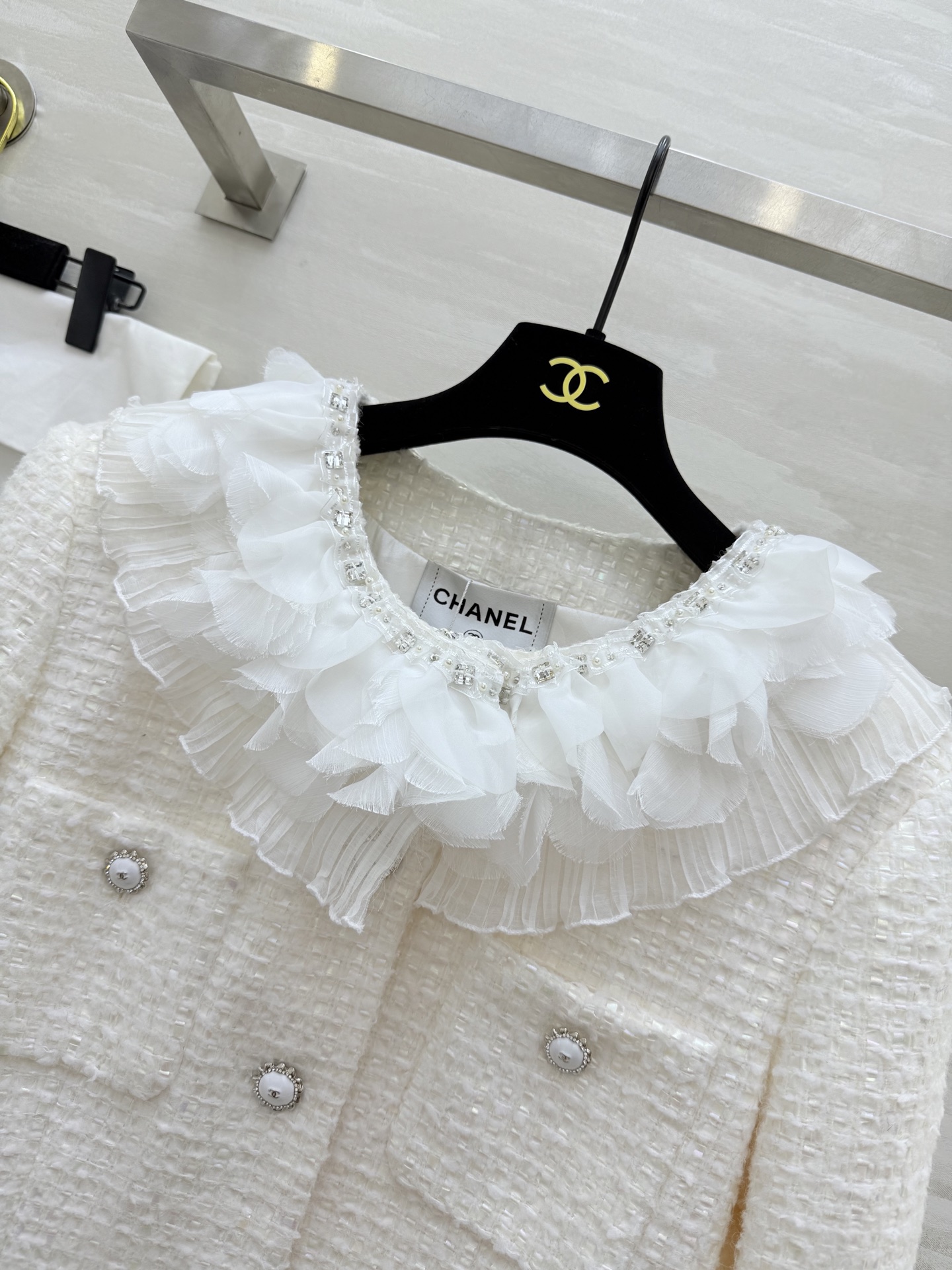 #Chane♡²⁶高级手工坊系列 白月光粗花呢外套 美到极致！专柜14w➕ 珍藏级别单品 高品质定制 现