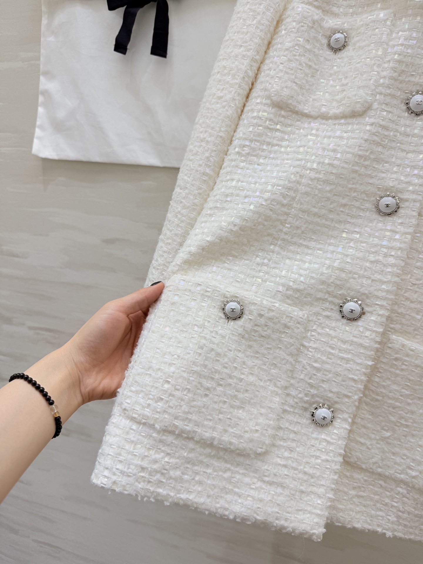 #Chane♡²⁶高级手工坊系列 白月光粗花呢外套 美到极致！专柜14w➕ 珍藏级别单品 高品质定制 现