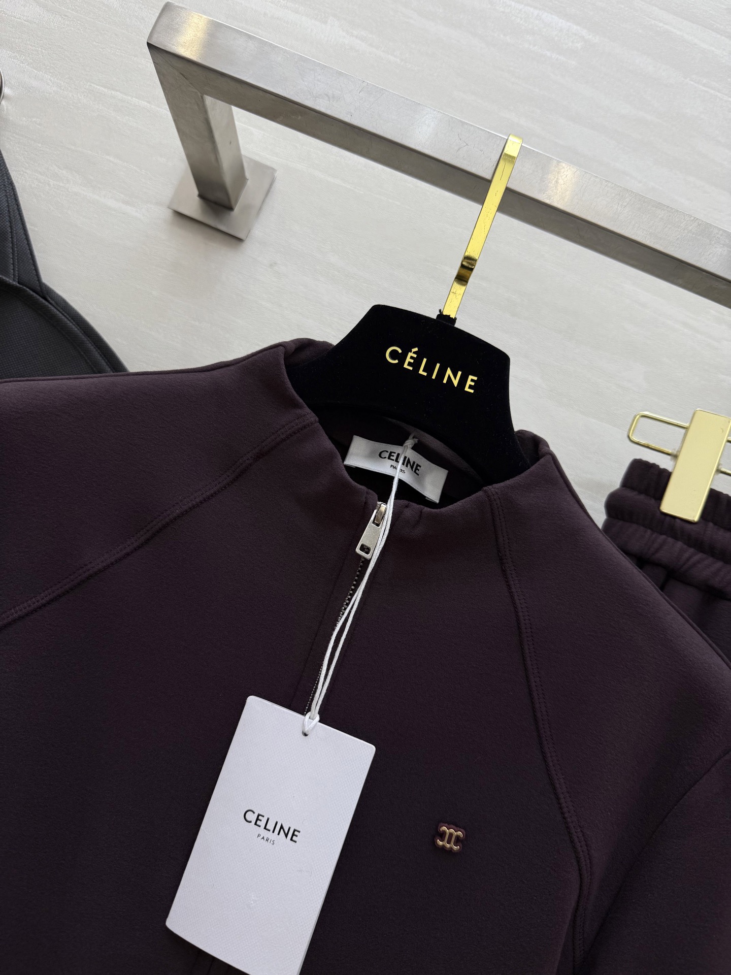 #Celin♡新款 休闲羊毛套装 定制羊毛混纺面料保暖舒适 高品质 现货首发size：S/M/L/XL（