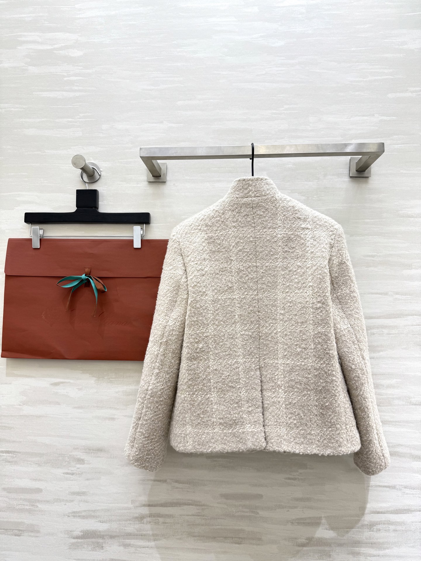 #Loropian♡²⁶新款 羊驼毛混纺粗花呢外套 高品质定制 现货首发size：S/M/L（s码肩宽：