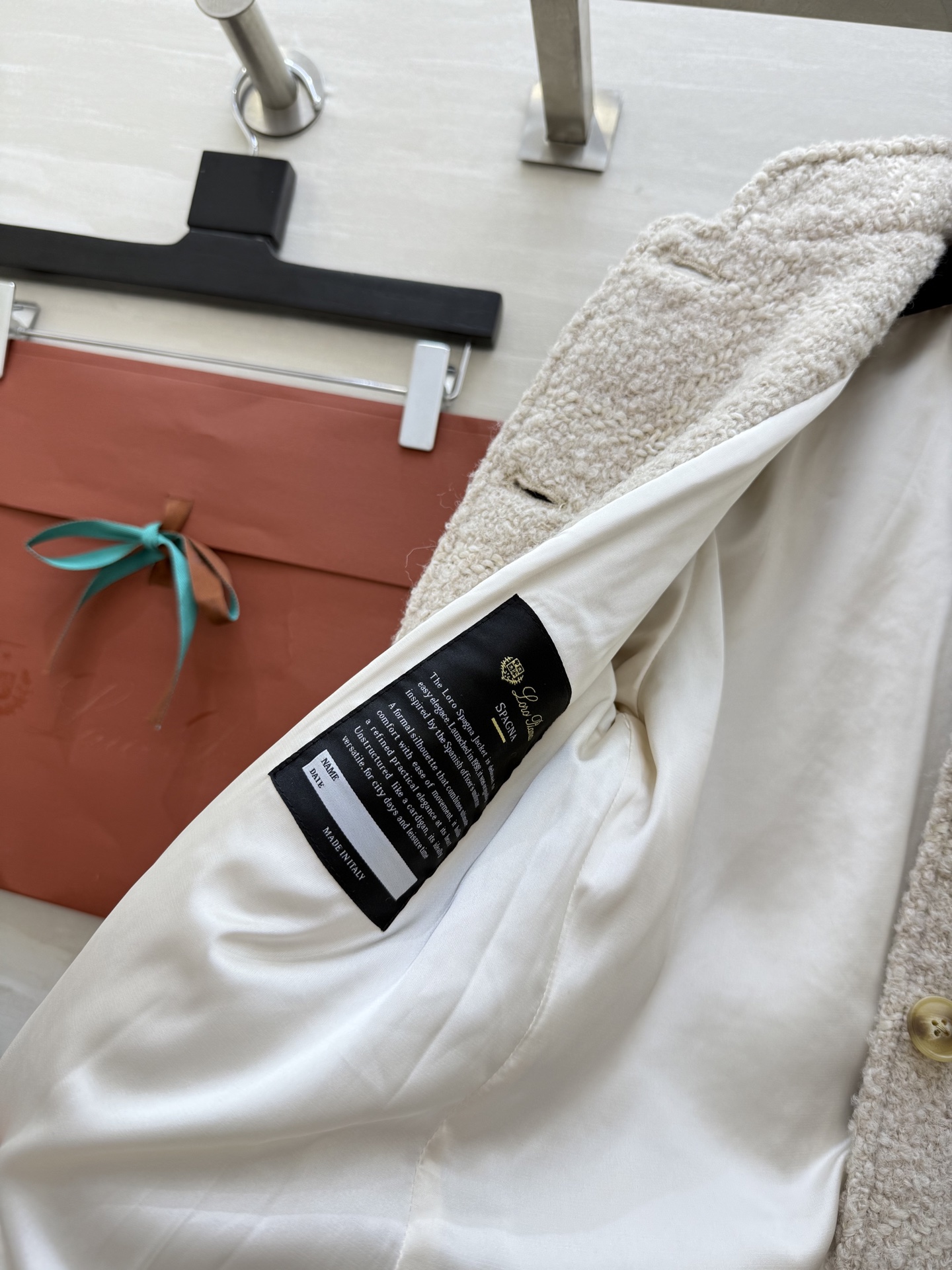 #Loropian♡²⁶新款 羊驼毛混纺粗花呢外套 高品质定制 现货首发size：S/M/L（s码肩宽：