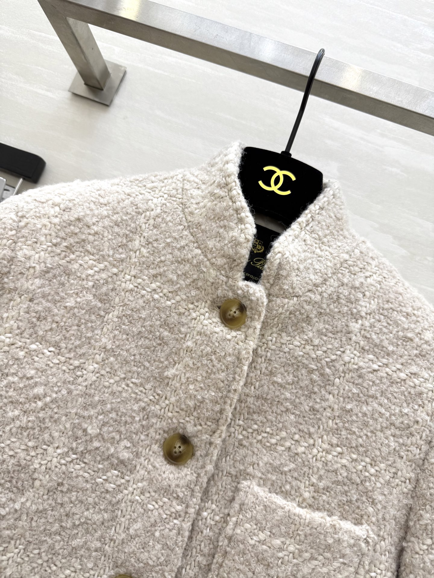 #Loropian♡²⁶新款 羊驼毛混纺粗花呢外套 高品质定制 现货首发size：S/M/L（s码肩宽：