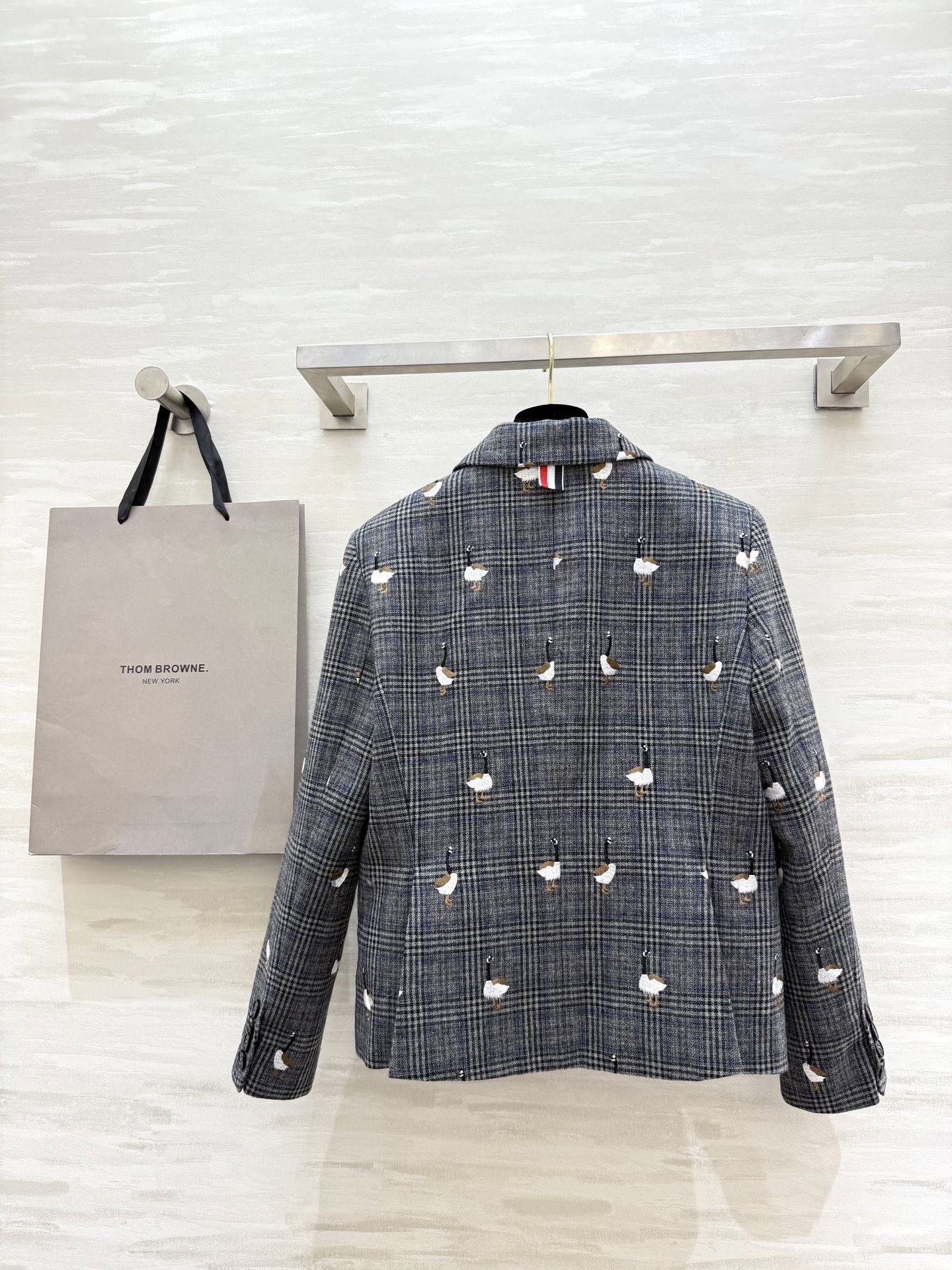 #THOMBROWN♡新款 重工刺绣🪡羊毛西装外套 高品质定制 现货首发size：S/M/L（s码胸围：