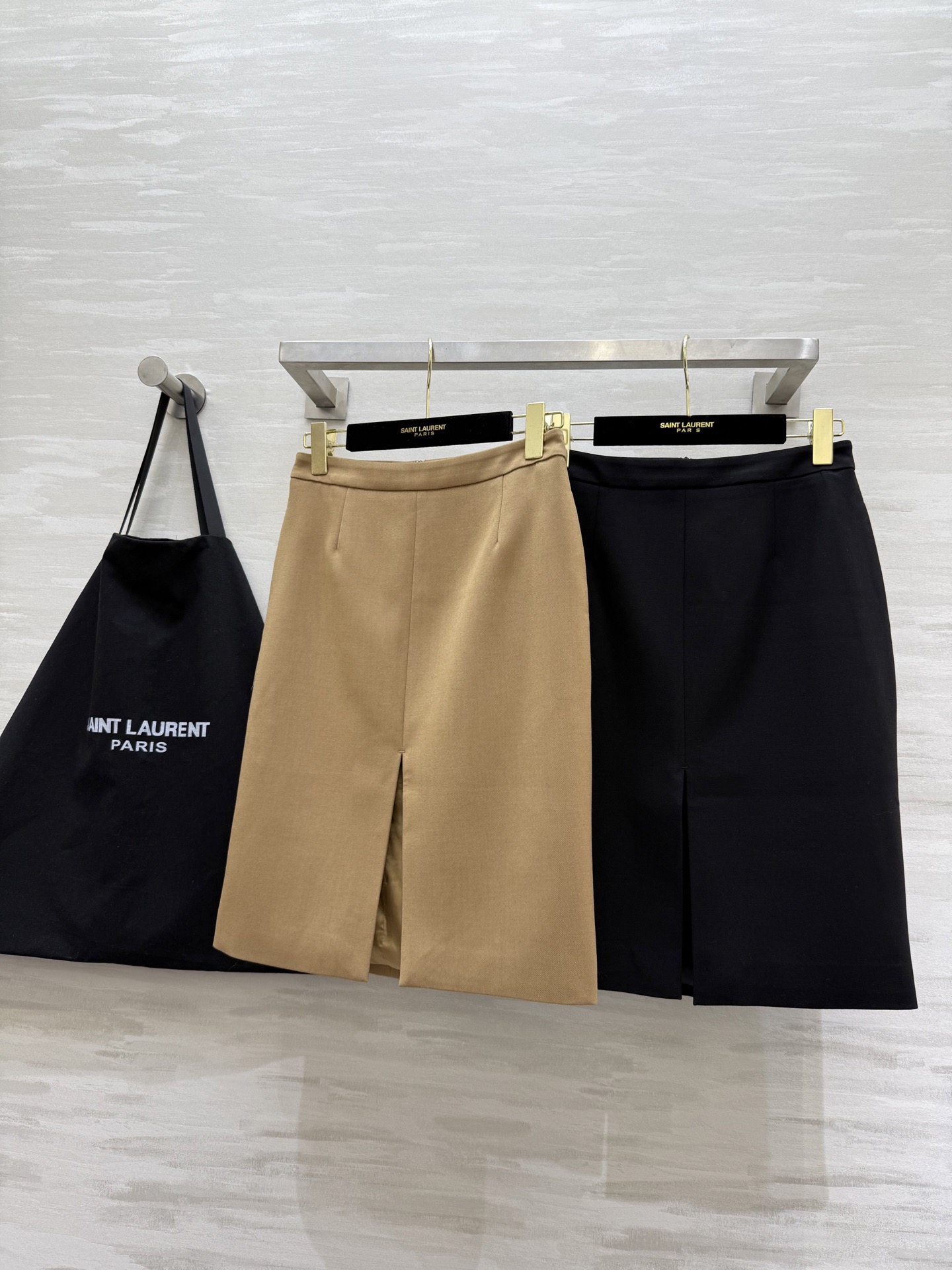 #ysl新款 西服半裙 高品质定制 现货首发size：S/M/L/XL（s码腰围：68，裙长：57）