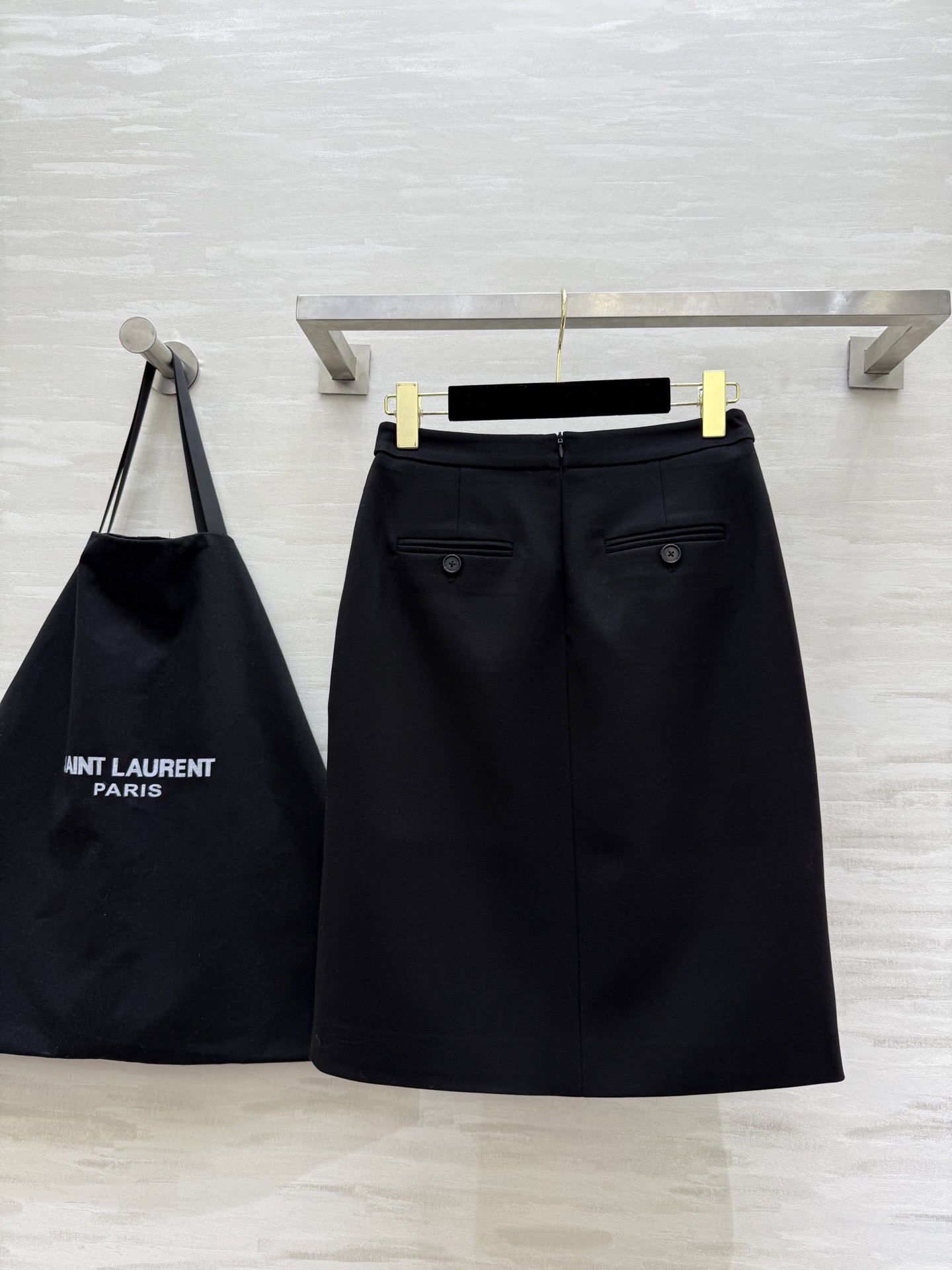 #ysl新款 西服半裙 高品质定制 现货首发size：S/M/L/XL（s码腰围：68，裙长：57）