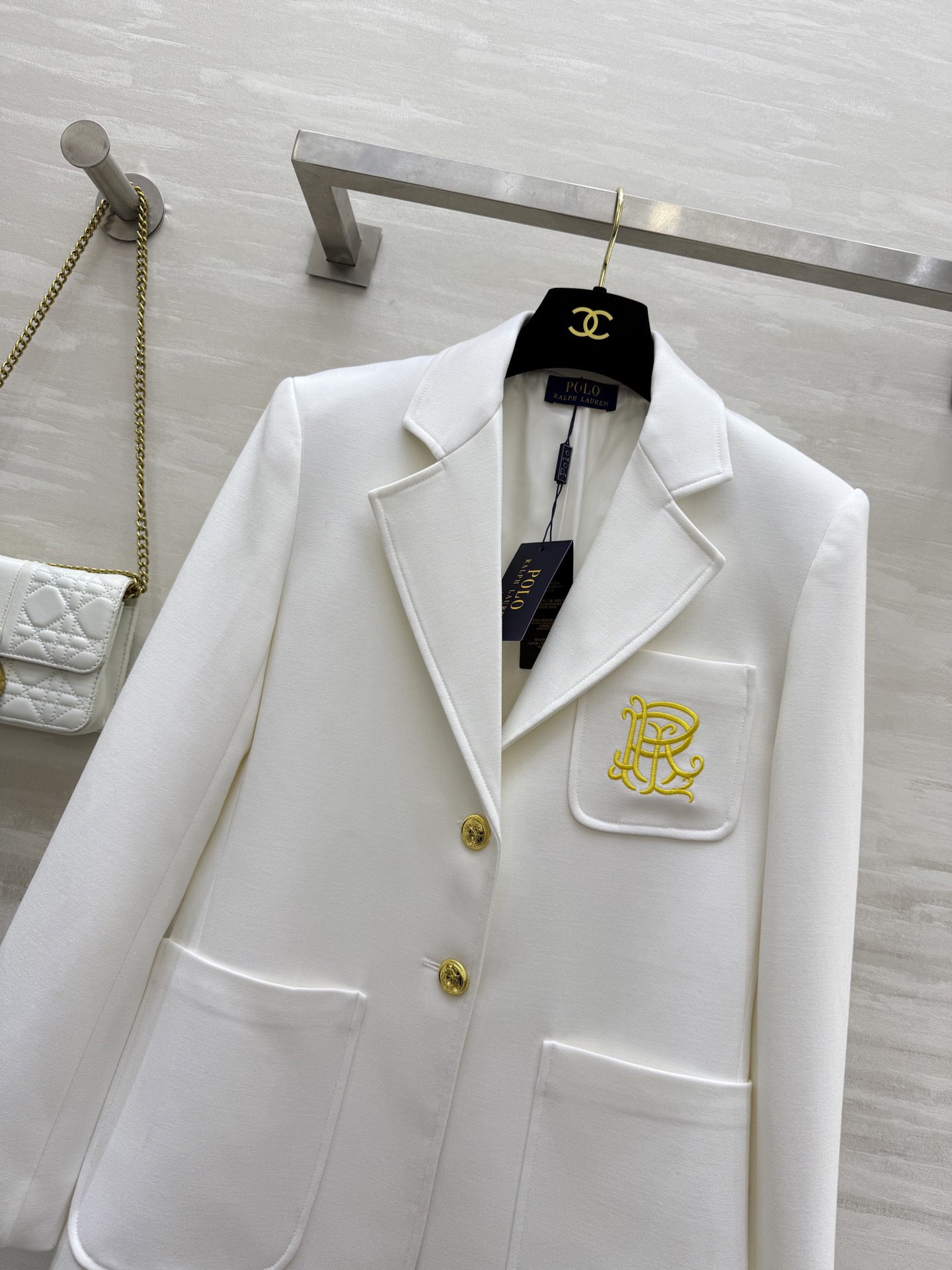 #POLO拉夫劳伦经典款 西装外套 太爱了！可以封神的西装！又飒又美！人手必备！版型太绝了！修身显腰身的