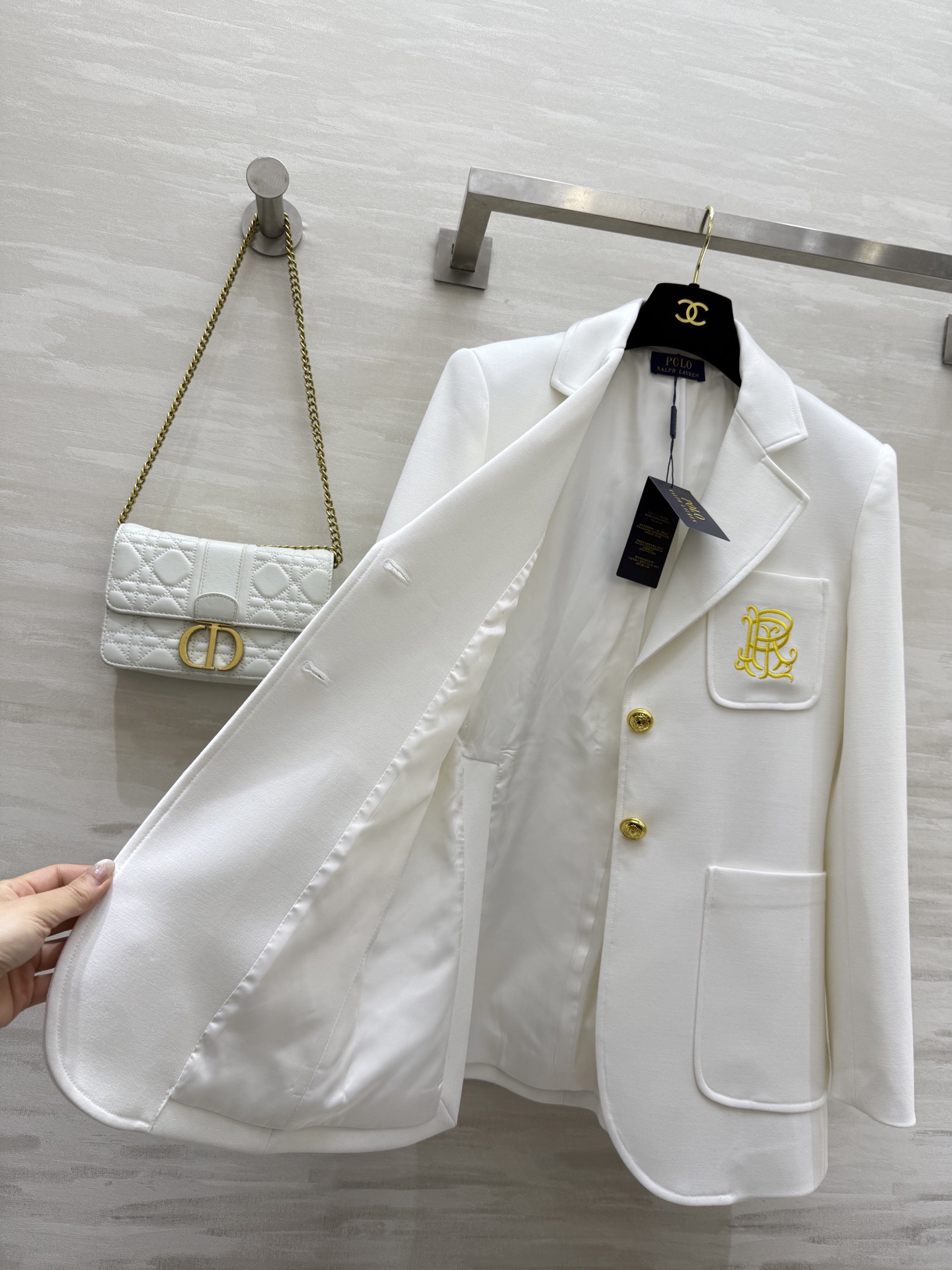 #POLO拉夫劳伦经典款 西装外套 太爱了！可以封神的西装！又飒又美！人手必备！版型太绝了！修身显腰身的