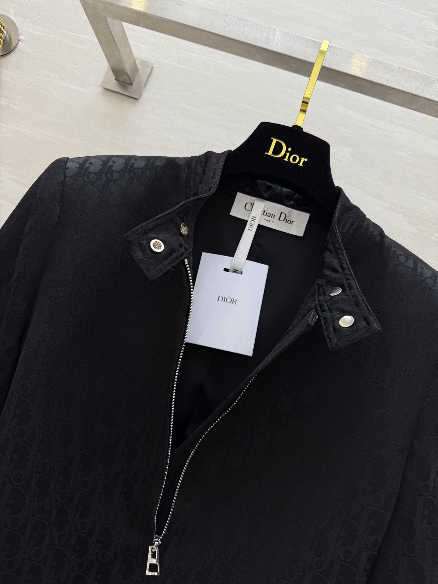 #DIO♡提花醋酸夹克外套 时髦高级 定制进口提花醋酸面料 立体剪裁版型 高品质 现货首发size：36