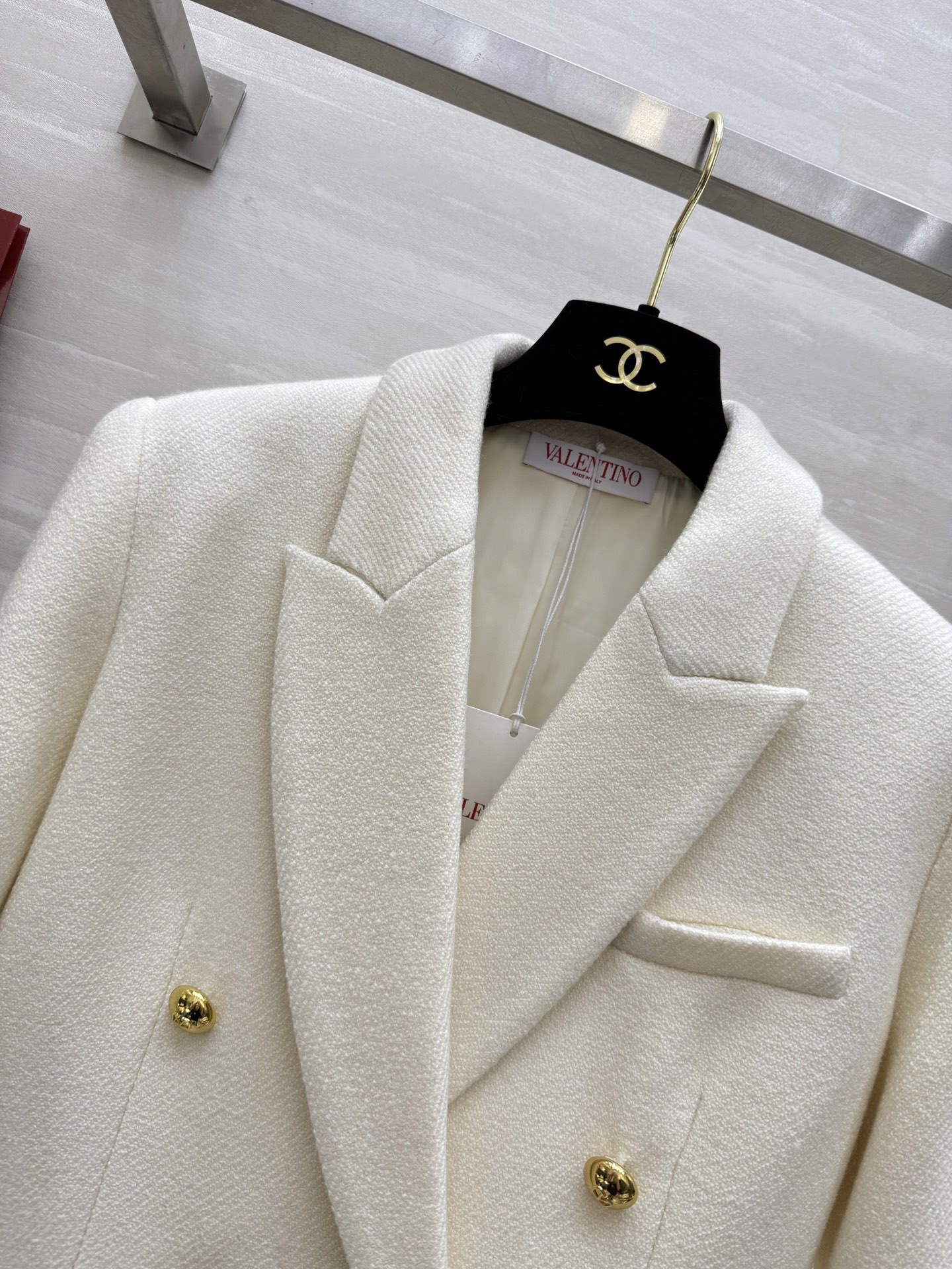 #Valentin♡新款 绵羊毛西装外套 高品质定制 现货首发size：S/M/L/XL（M码肩宽：40