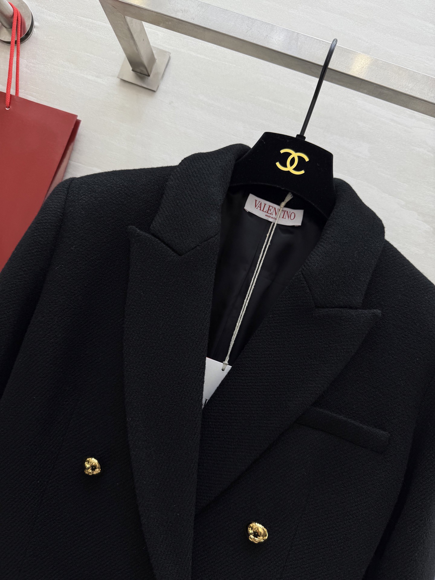 #Valentin♡新款 绵羊毛西装外套 高品质定制 现货首发size：S/M/L/XL（M码肩宽：40