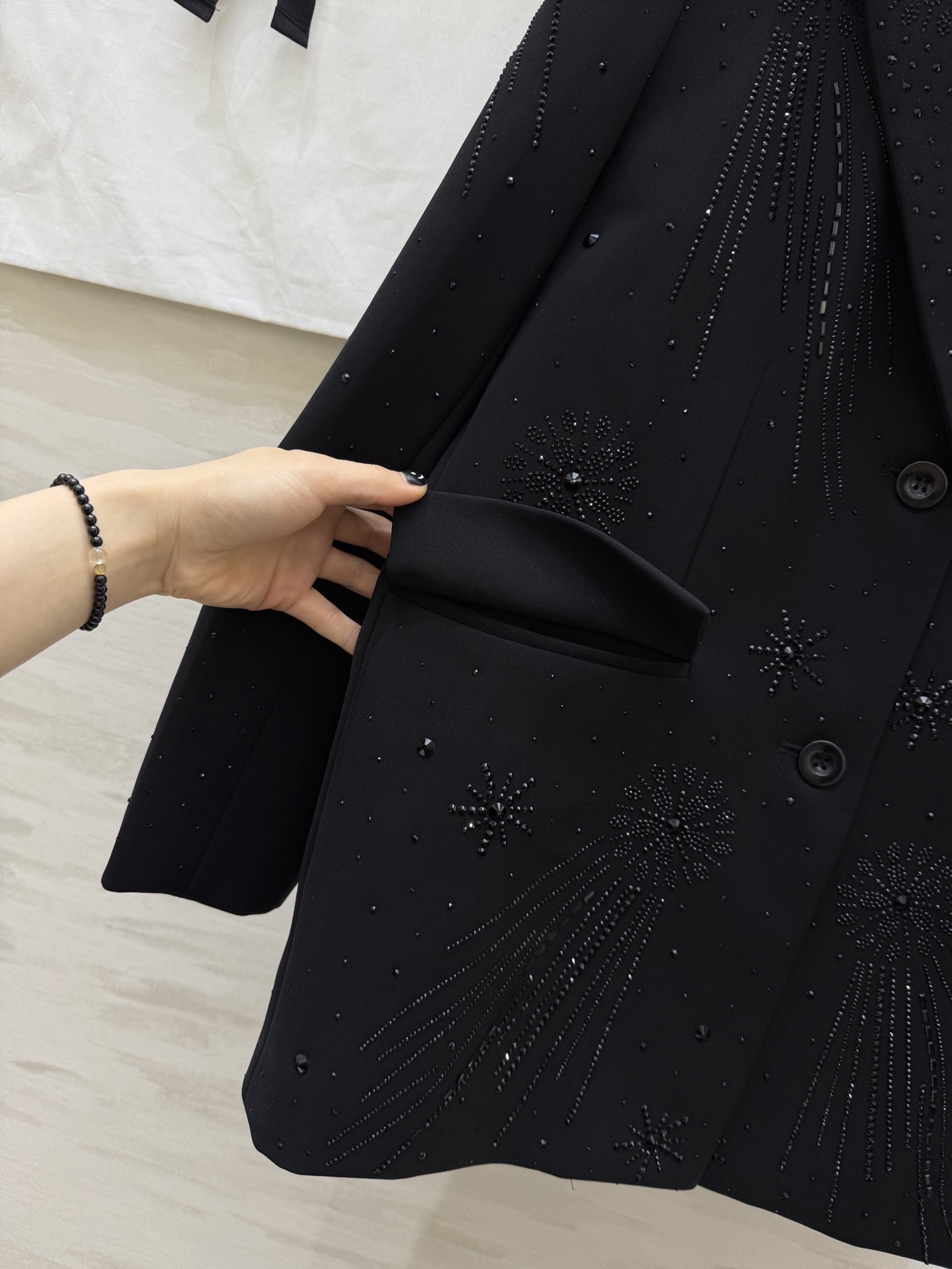 #Chane♡²⁶新款 满天星西装外套 高品质定制 现货首发size：S/M/L/XL（M码肩宽：42，