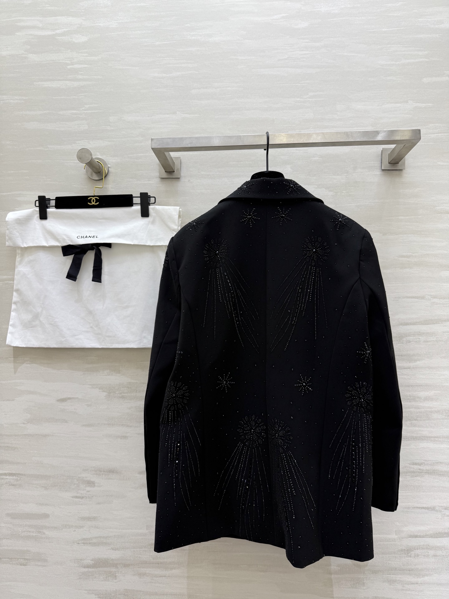 #Chane♡²⁶新款 满天星西装外套 高品质定制 现货首发size：S/M/L/XL（M码肩宽：42，