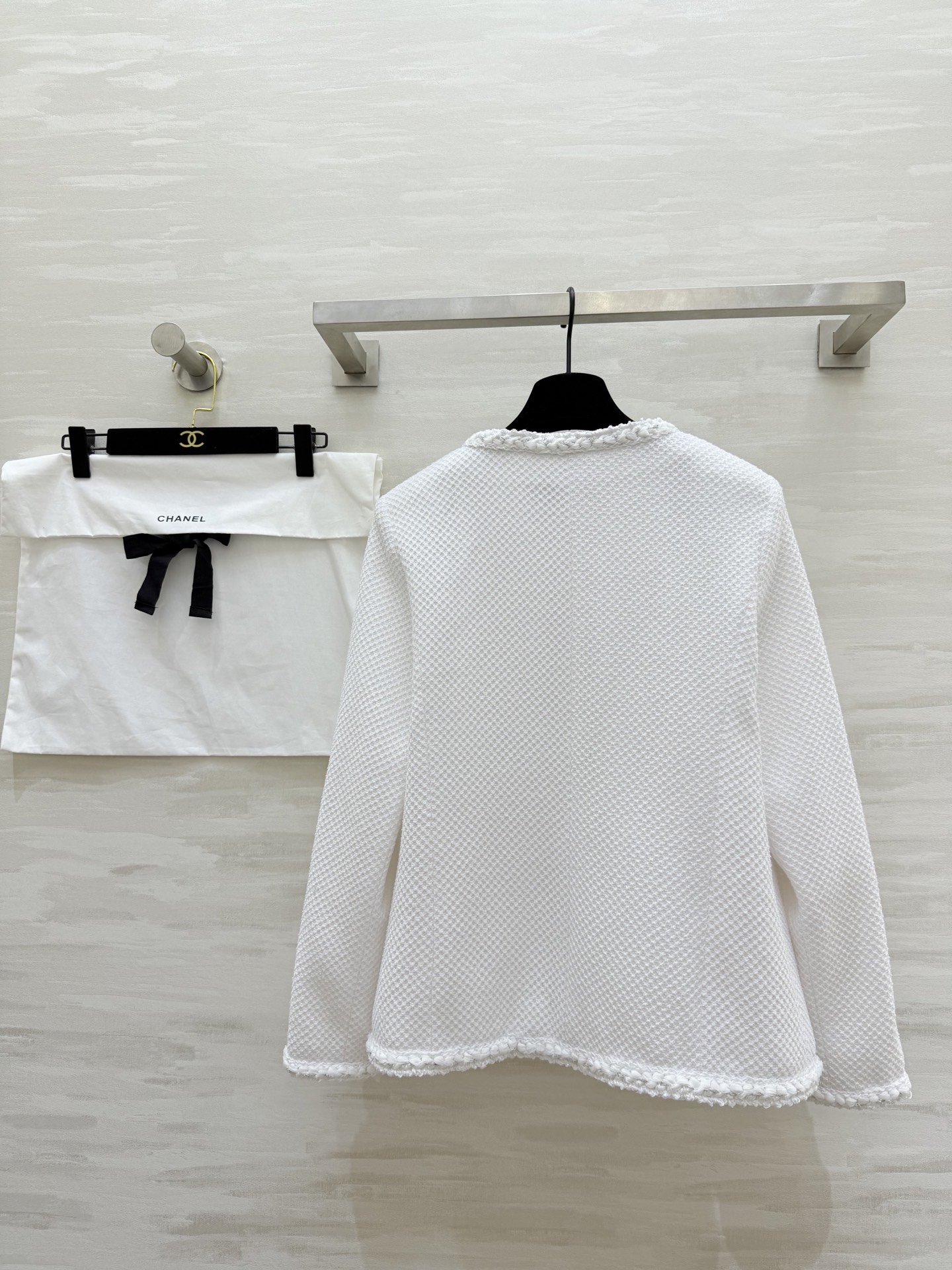 #Chane♡²⁶C粗花呢外套 定制经典粗花呢材质 柔软挺括 精致镶边 优雅复古气质满分 高品质定制 现