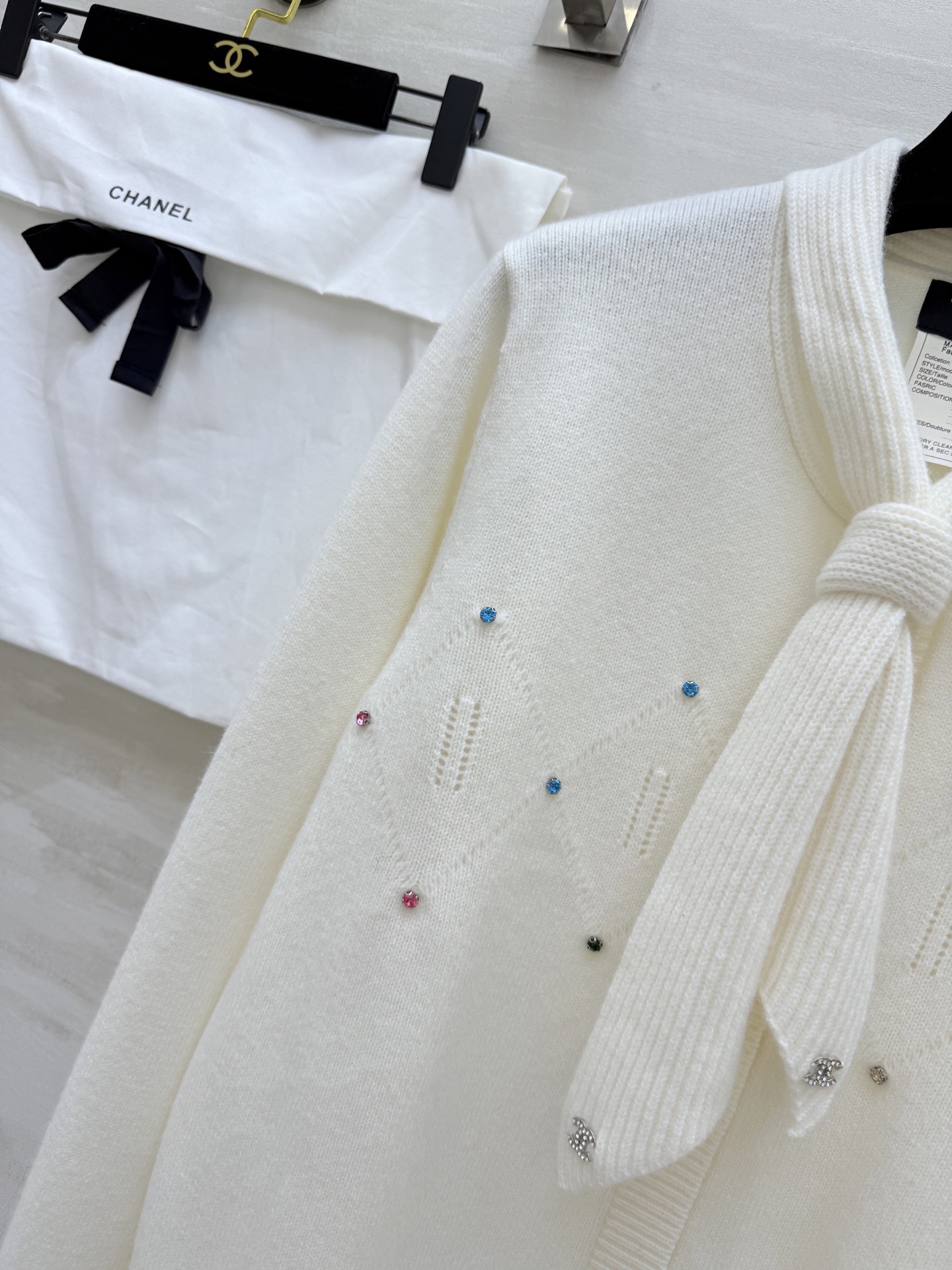 #Chane♡新款 温柔千金风 羊绒上衣 高品质定制 现货首发size：36/38/40（38码肩宽：4