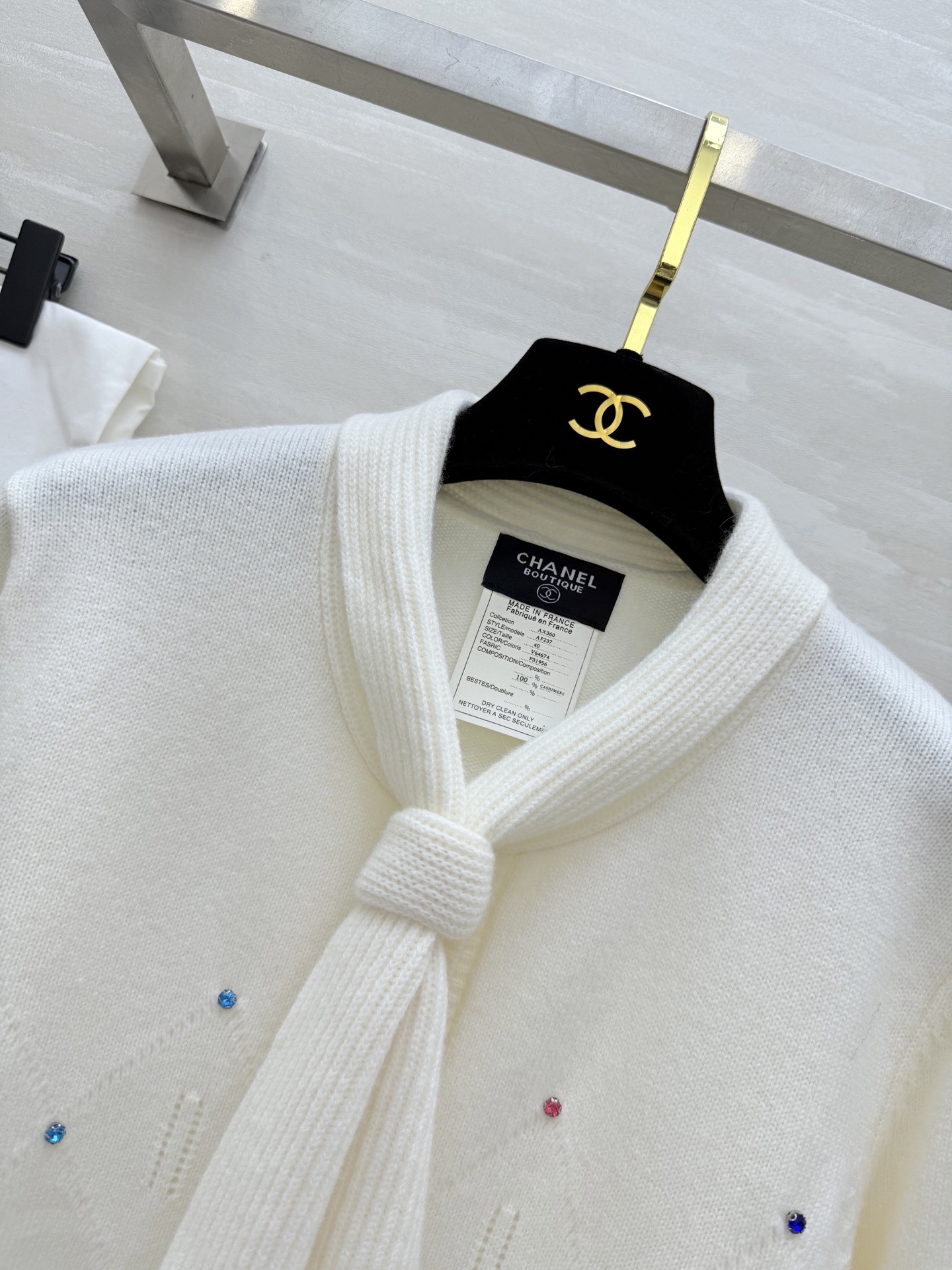 #Chane♡新款 温柔千金风 羊绒上衣 高品质定制 现货首发size：36/38/40（38码肩宽：4