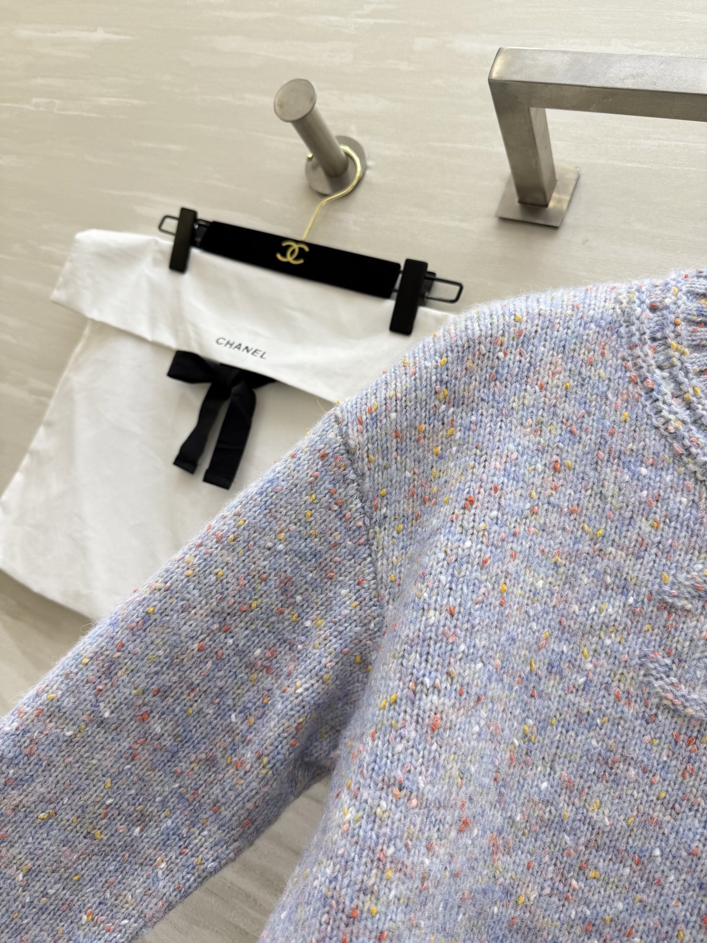 #Chane♡新款 羊绒套头毛衣 高品质定制 现货首发size：36/38/40（38码肩宽：50，胸围