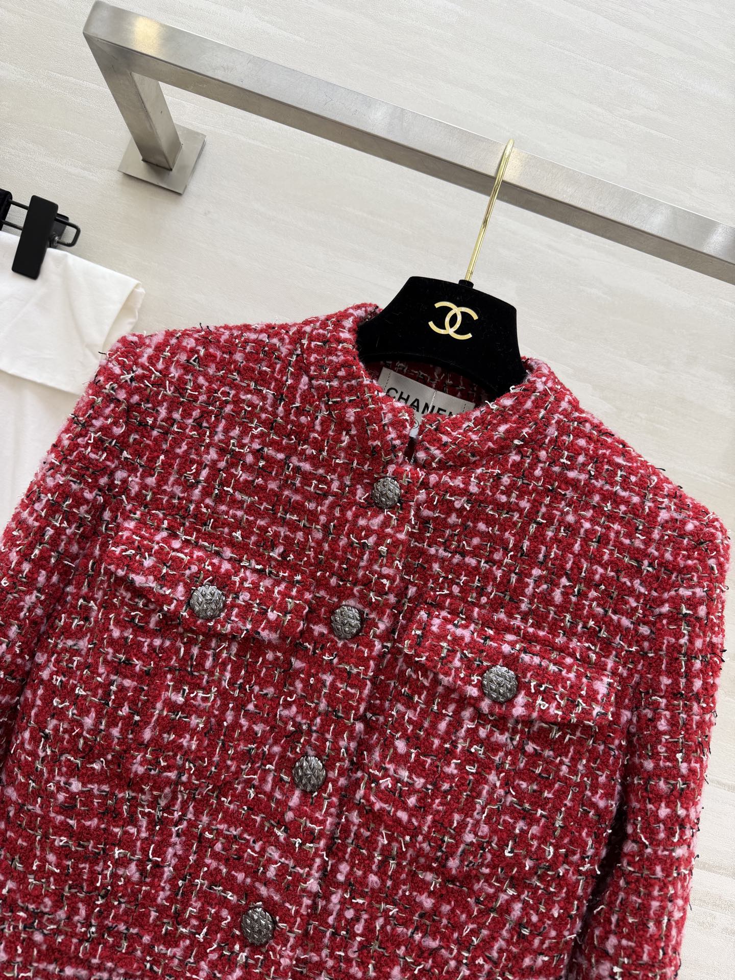 #Chane♡²⁶早春新款 编织花呢长袖连衣裙 定制软花呢面料精致高级 高品质定制 现货首发size：S