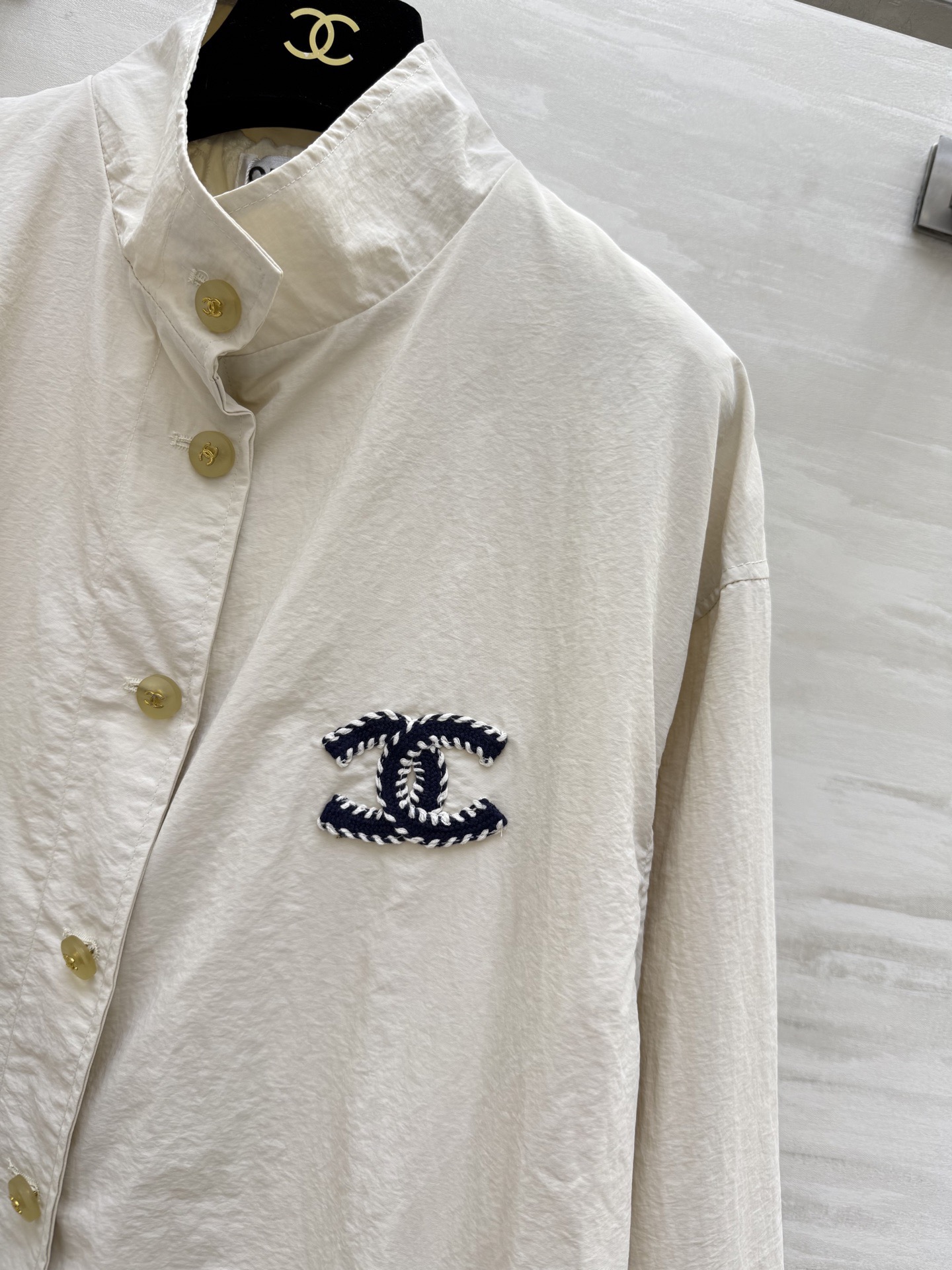 #Chane♡新款 中古系列中长款外套 高品质定制 现货首发 配送防尘袋size：36/38/40（36