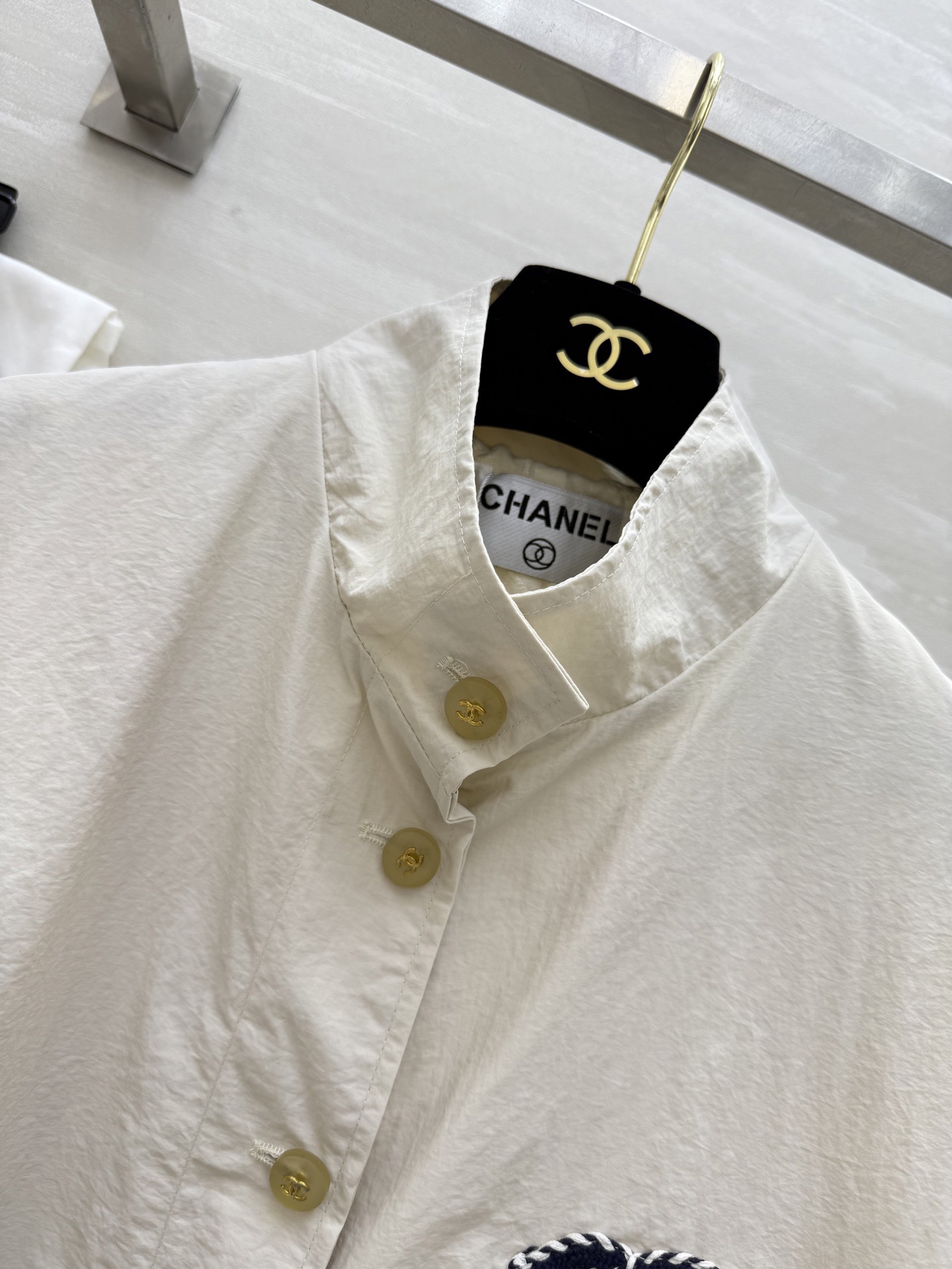 #Chane♡新款 中古系列中长款外套 高品质定制 现货首发 配送防尘袋size：36/38/40（36