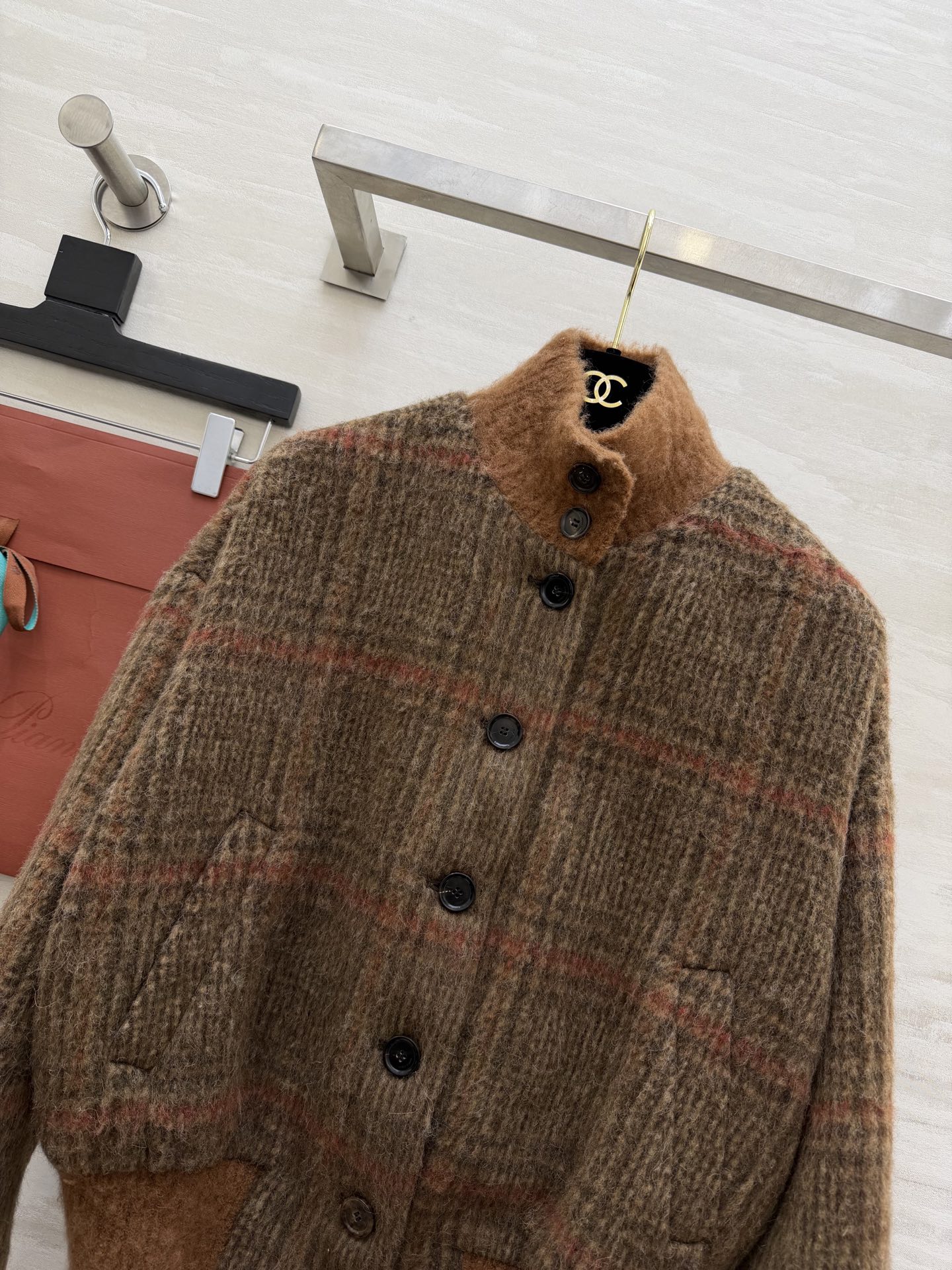 #Loro Pian♡超绝的拉毛感夹克 原版定制 内里真丝 高品质 现货首发size：36/38/40（