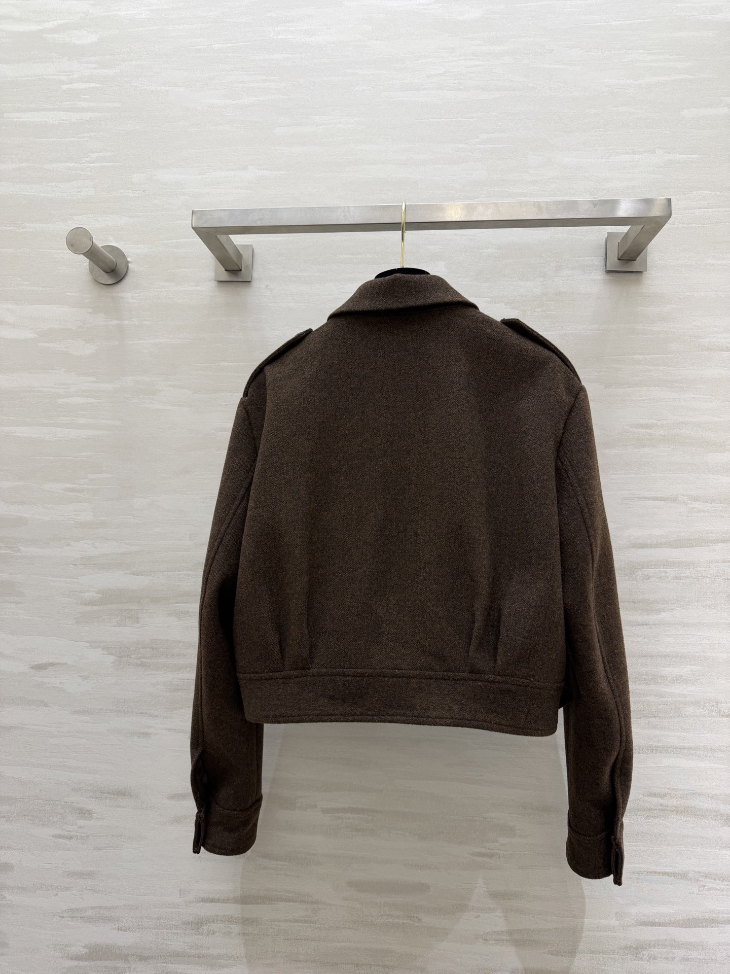 #RalphLaure♡²⁶紫标系列 栗色系夹克外套 低饱和的温柔色调 自带温暖滤镜 短款外套搭配同色系