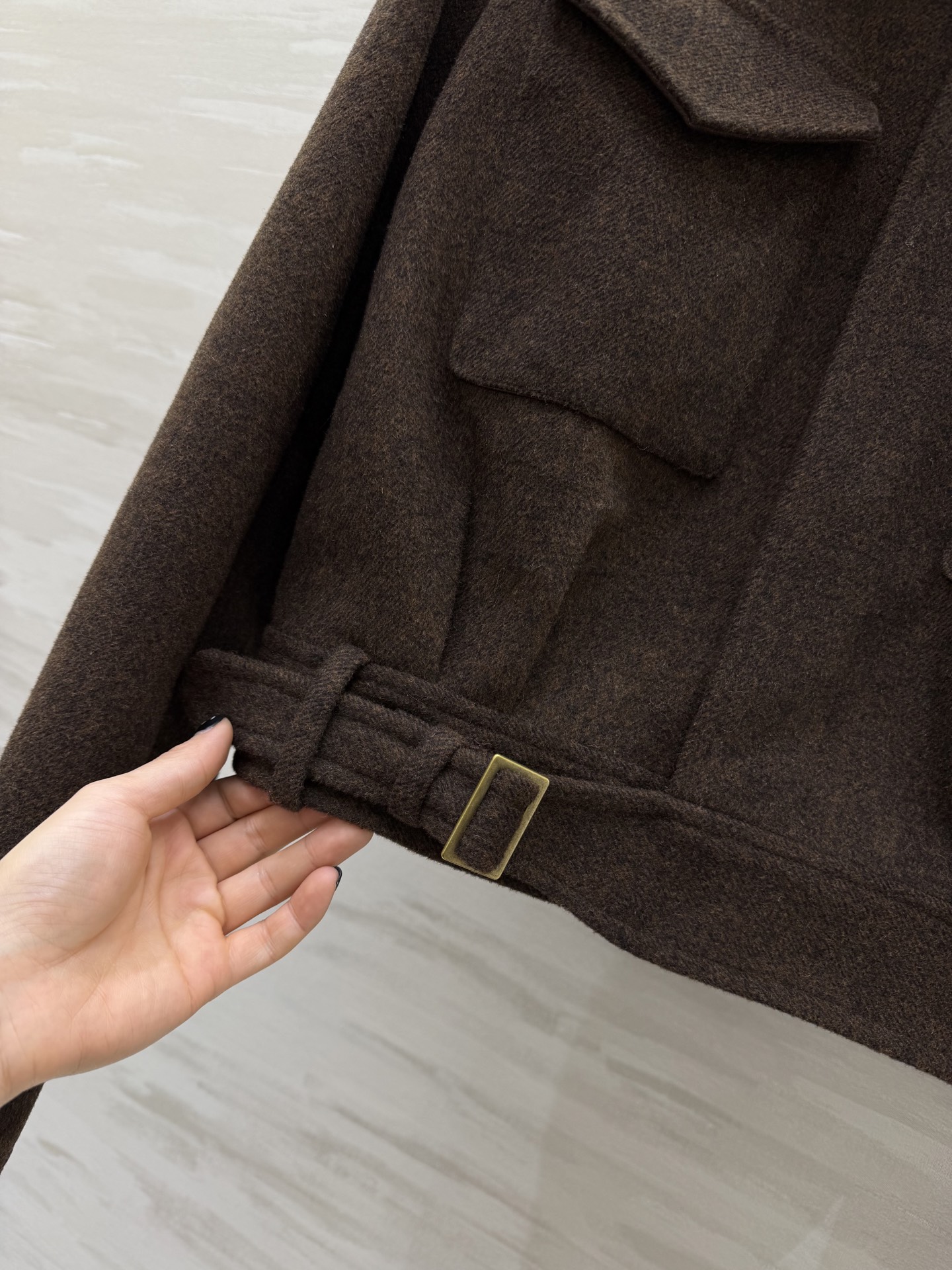 #RalphLaure♡²⁶紫标系列 栗色系夹克外套 低饱和的温柔色调 自带温暖滤镜 短款外套搭配同色系