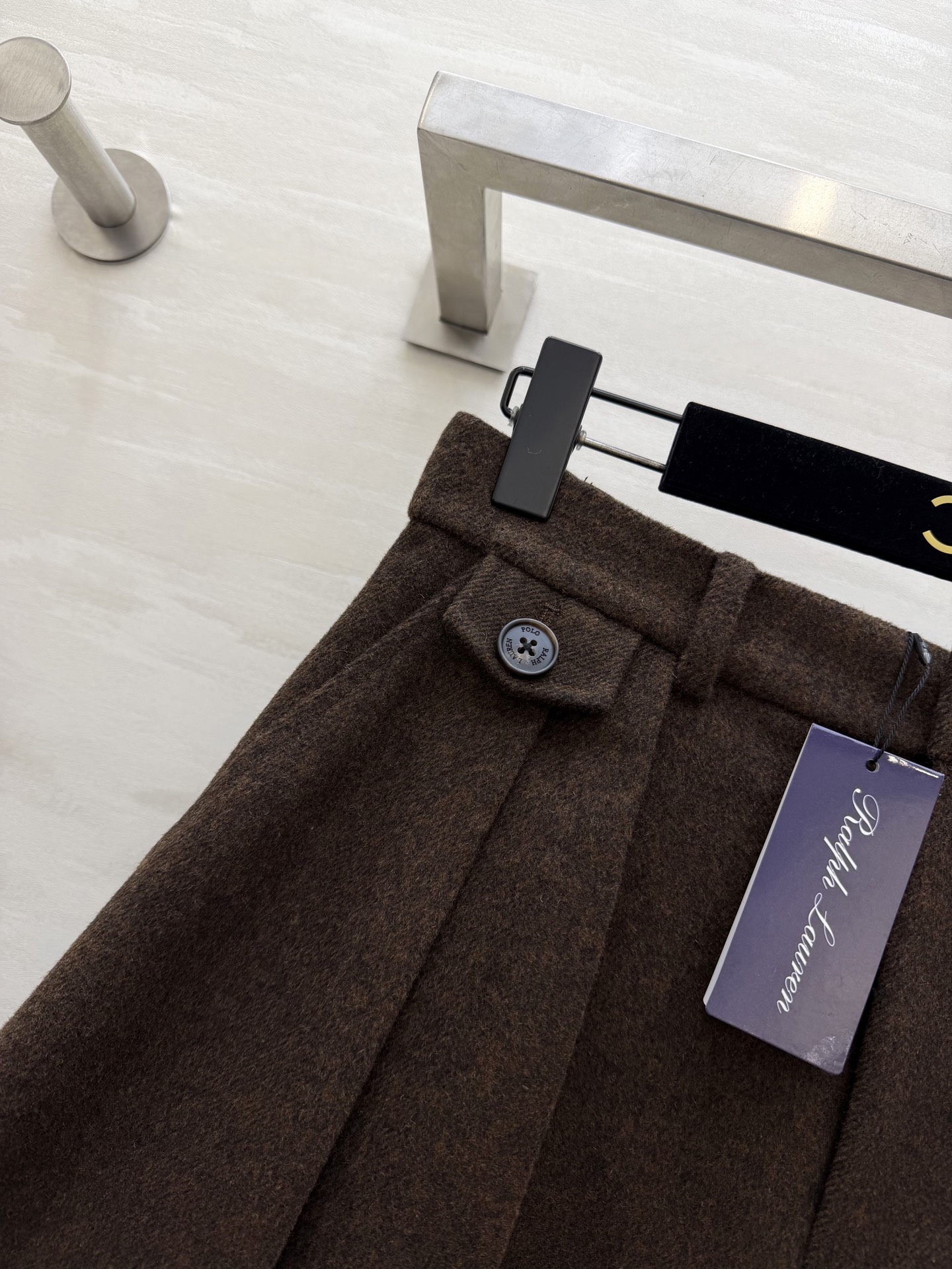 #RalphLaure♡²⁶紫标系列 栗色系半裙 低饱和的温柔色调 自带温暖滤镜 短款外套搭配同色系外套