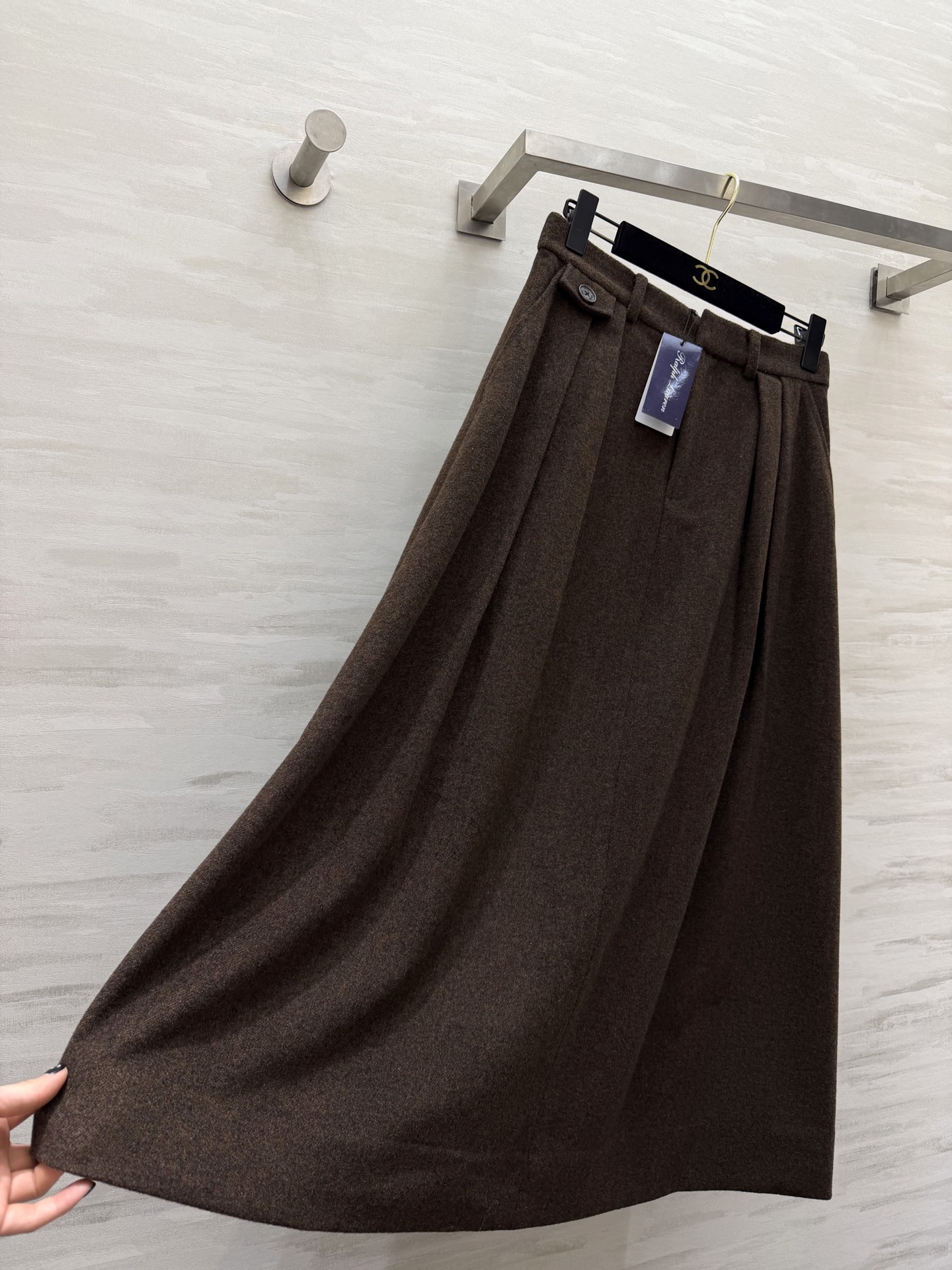 #RalphLaure♡²⁶紫标系列 栗色系半裙 低饱和的温柔色调 自带温暖滤镜 短款外套搭配同色系外套