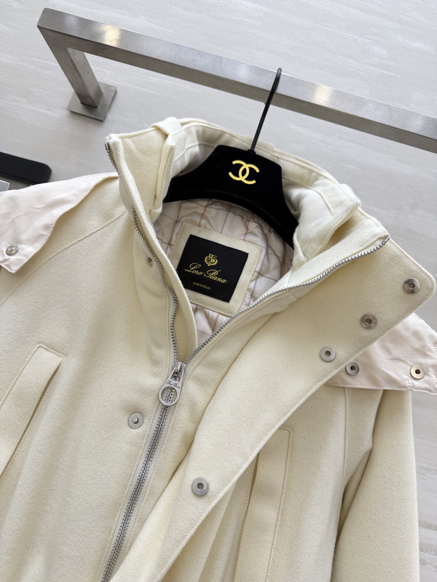 #Loro Pian♡²⁶Icer羊绒混纺夹克外套 低调高级 立领+拉链设计简约实用 兼具功能与时尚感✨