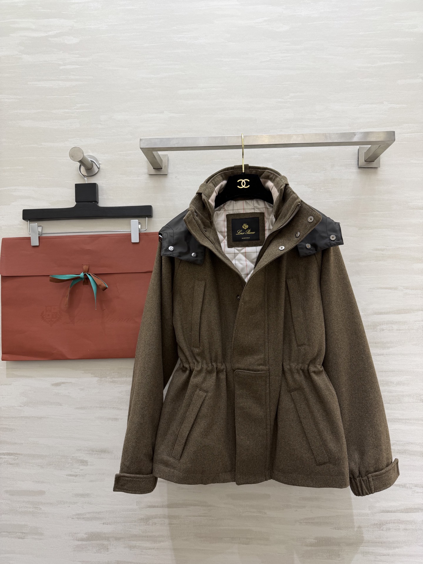 #Loro Pian♡²⁶Icer羊绒混纺夹克外套 低调高级 立领+拉链设计简约实用 兼具功能与时尚感✨