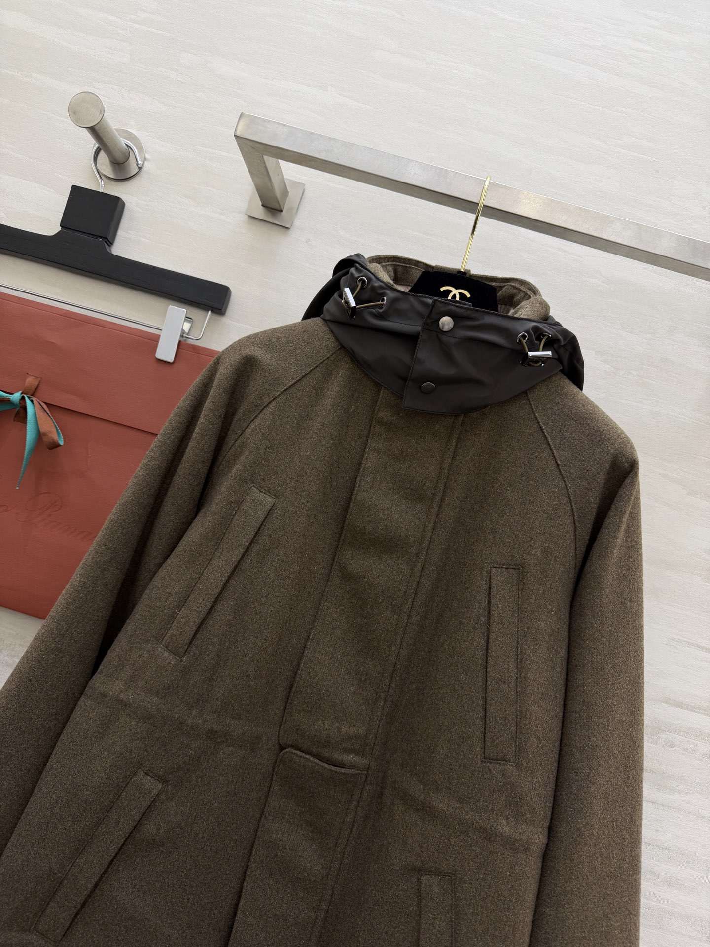 #Loro Pian♡²⁶Icer羊绒混纺夹克外套 低调高级 立领+拉链设计简约实用 兼具功能与时尚感✨