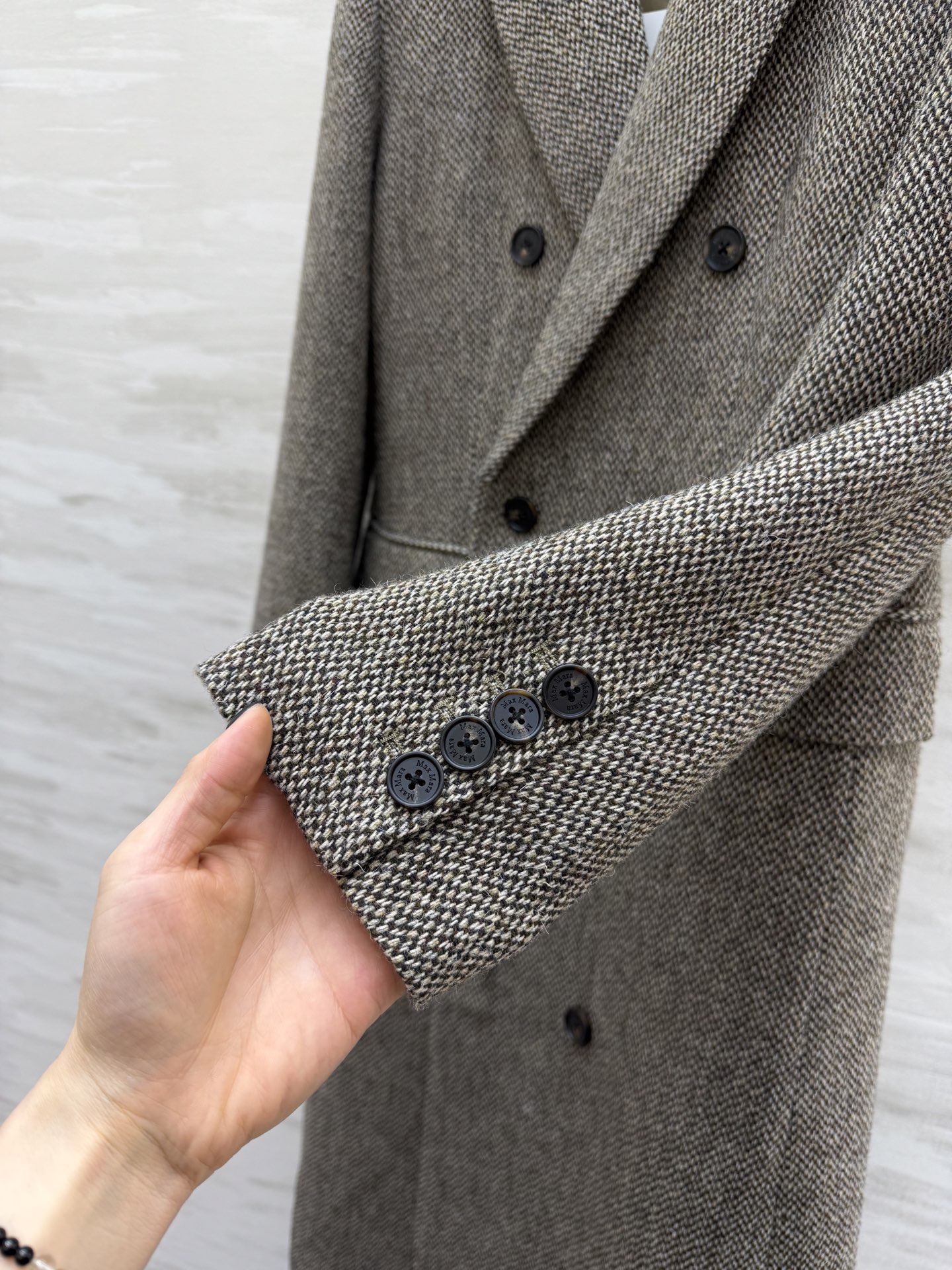 #Maxmar♡²⁶新款 羊毛混纺两件套大衣 马甲➕西装式翻领大衣 摩登时髦 飒爽帅气！高品质定制 现货