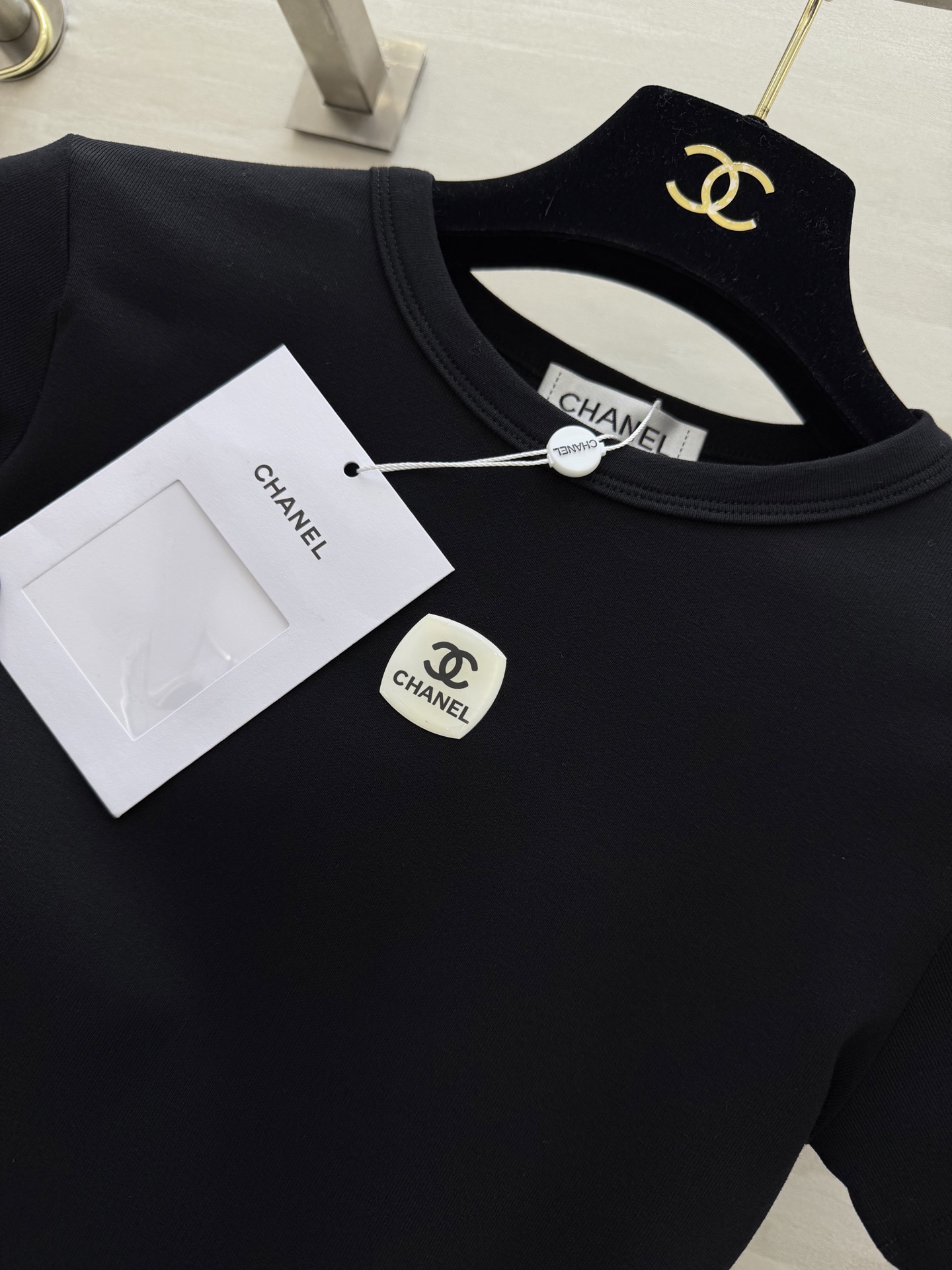 #Chane♡²⁶中古系列 短袖T恤 高品质定制 现货首发size：36/38/40（）