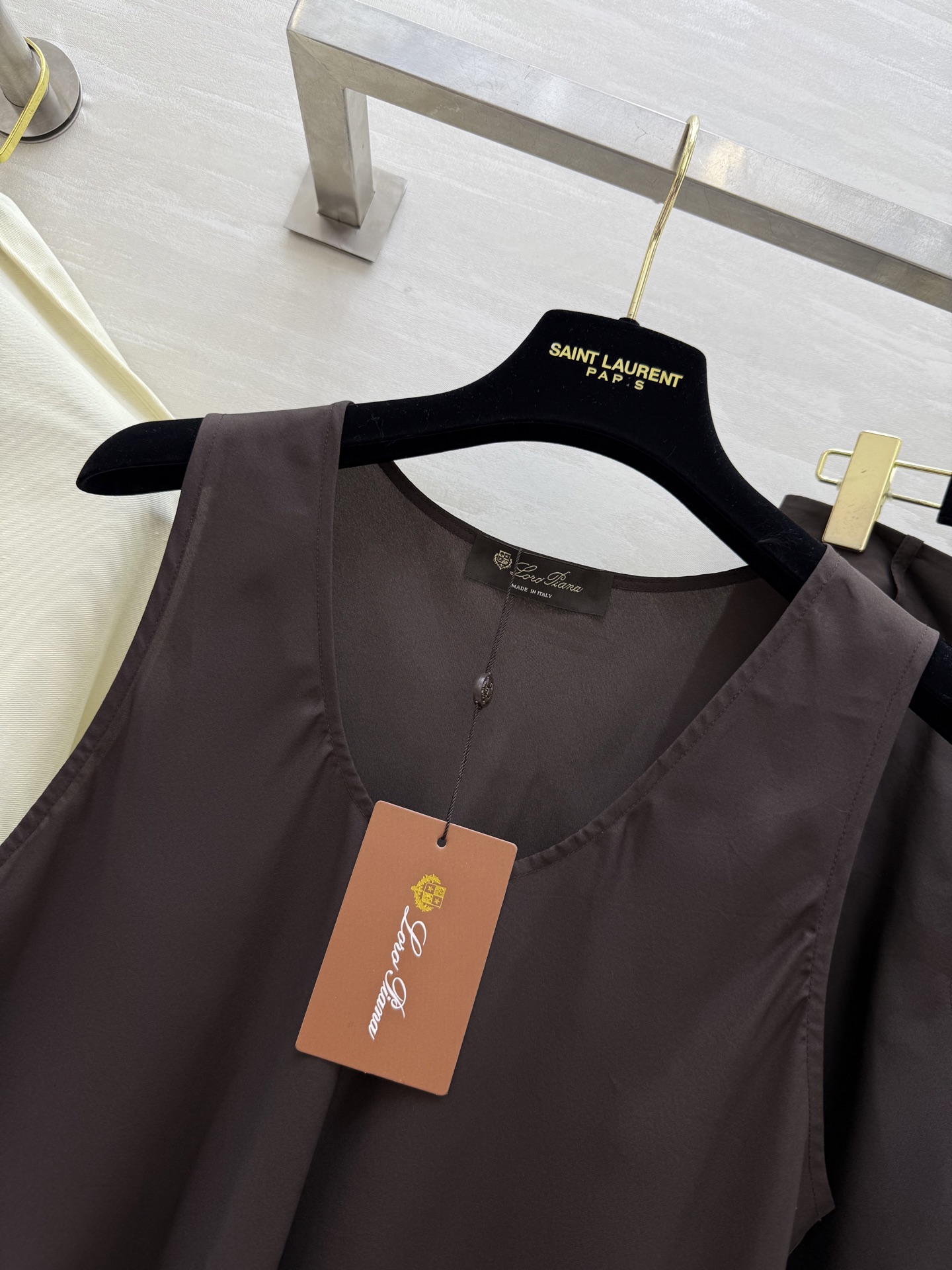 #LoroPian♡²⁶春夏新款 重磅真丝套装 高品质定制 现货首发size：S/M/L（M码胸围：92