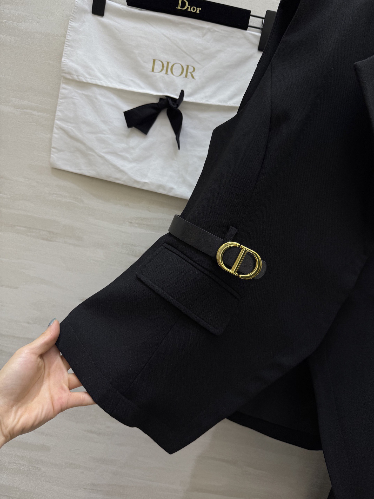 #DIO♡²⁶新款 马甲套装裤 腰部腰带设计完美拉长身材比例 立体剪裁廓形大摆裤超级大气时髦 高品质定制