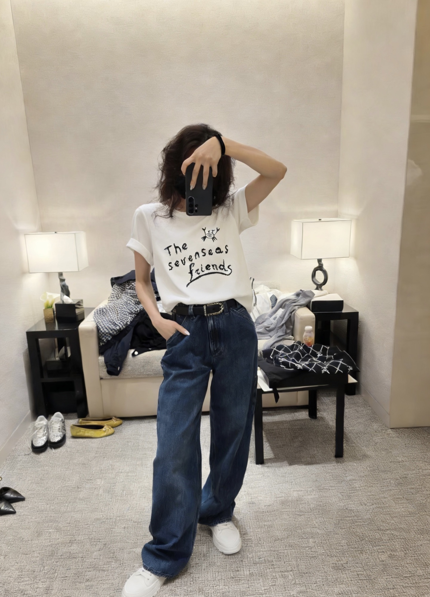 ✨Chane♡²⁶春夏新款 字母T恤｜把艺术感穿在身上✨「The sevenseas friends」字