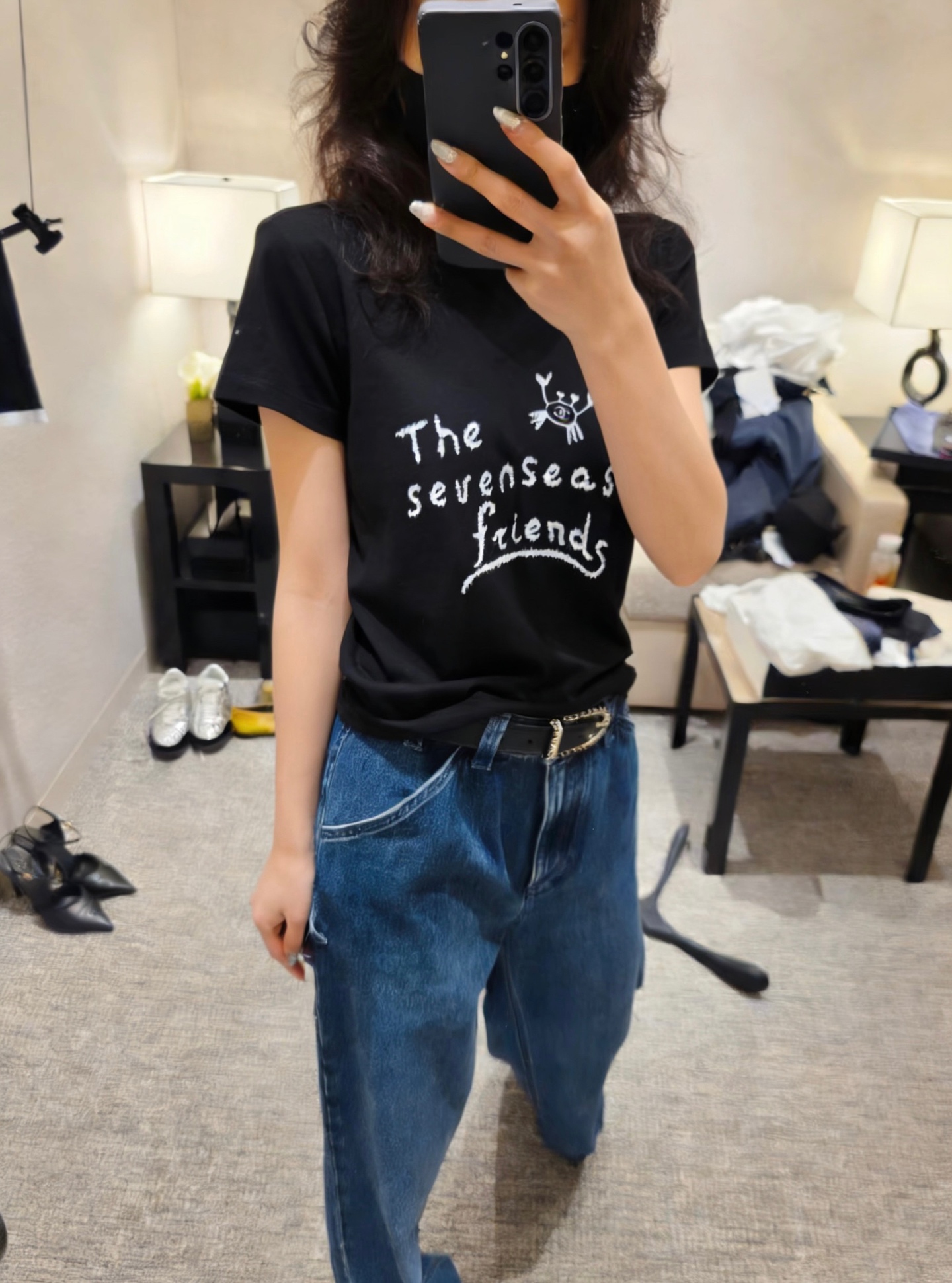 ✨Chane♡²⁶春夏新款 字母T恤｜把艺术感穿在身上✨「The sevenseas friends」字