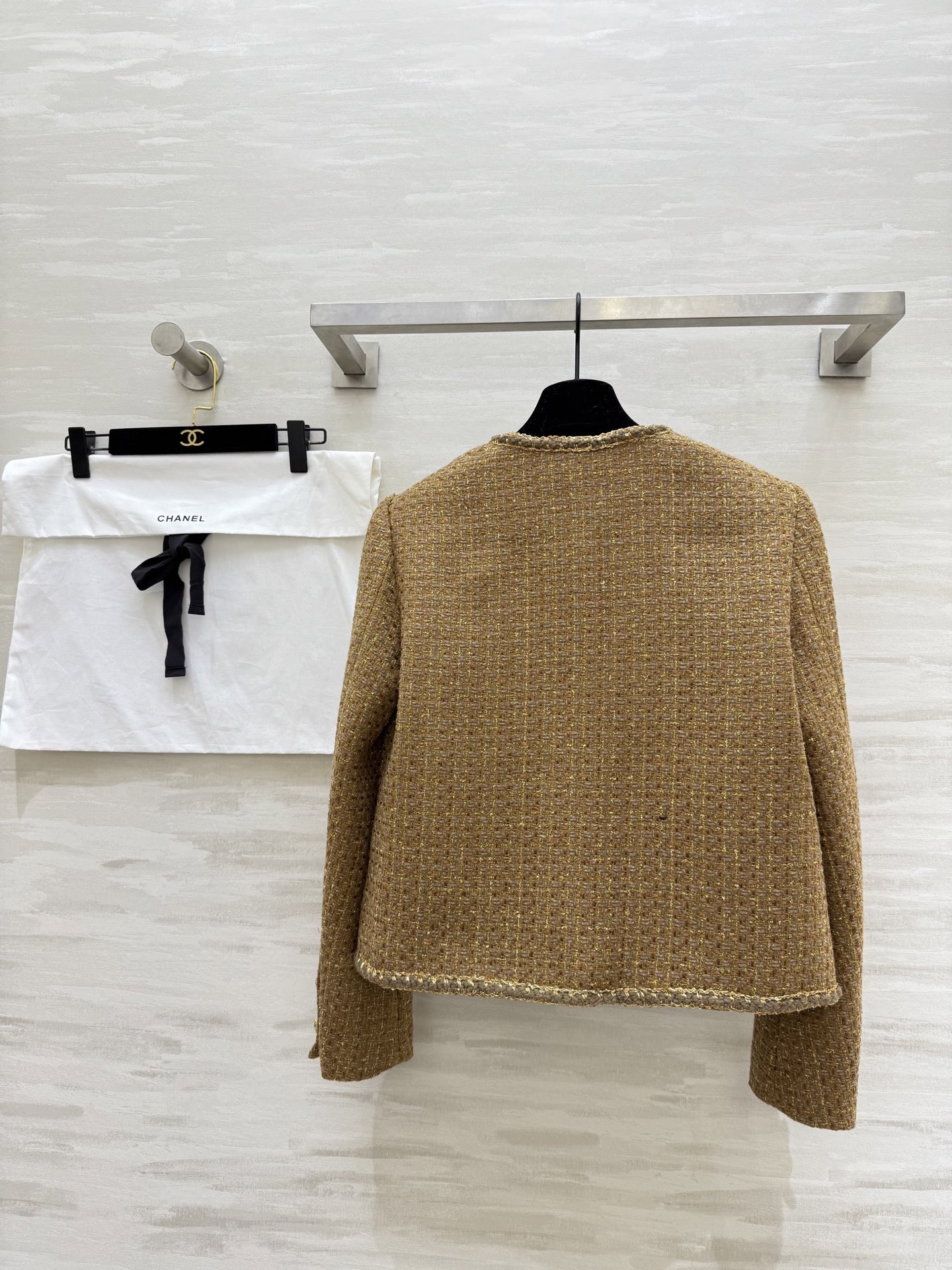 #Chane♡²⁶新款 法式名媛 编织花呢外套 高品质定制 现货首发size：S/M/L（s码肩宽：38